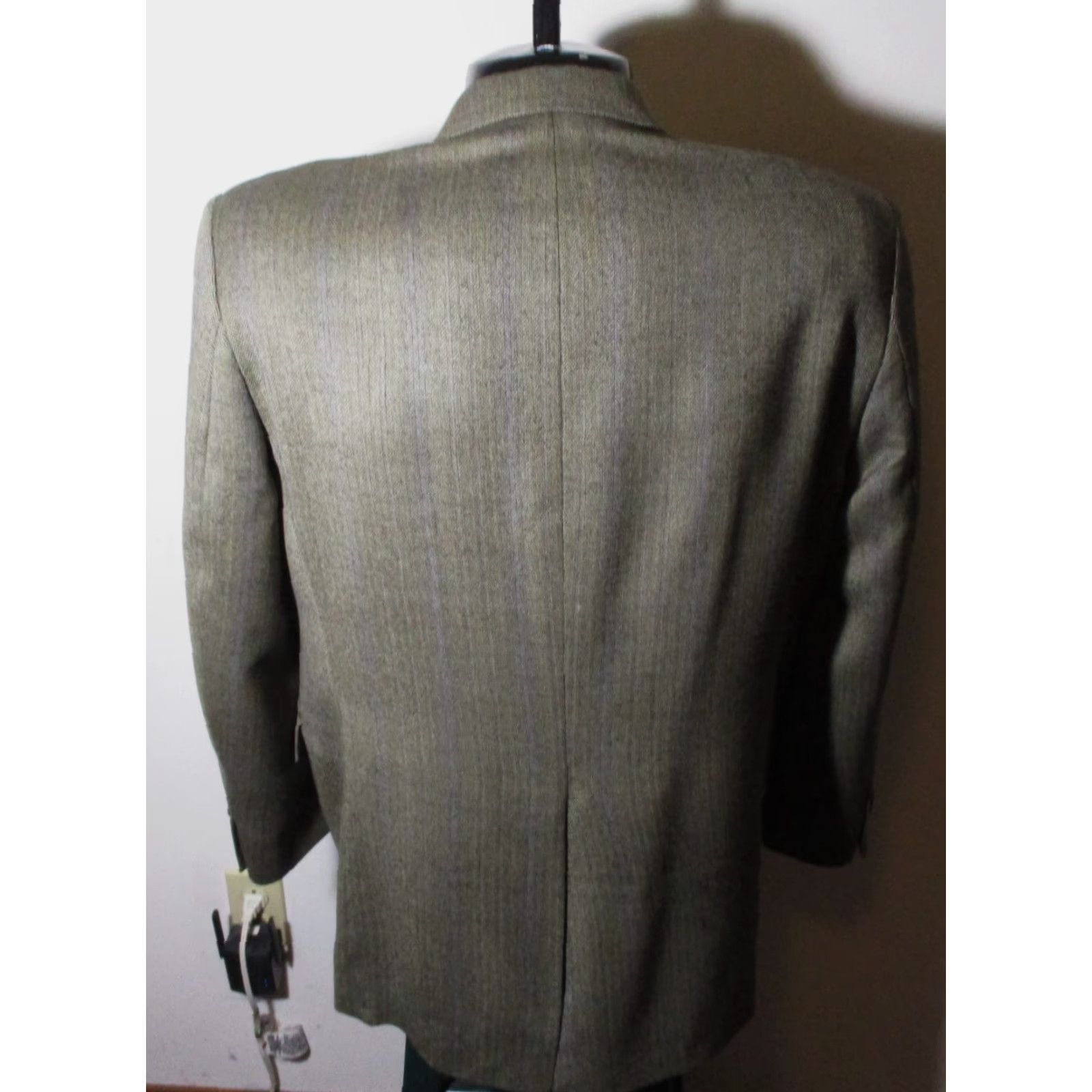 Ralph Lauren LAUREN Ralph Lauren Blazer 100% Wool Brown Single-Breasted 3 Button Front 41 Reg Jacket Mens Size 42R - 5 Thumbnail