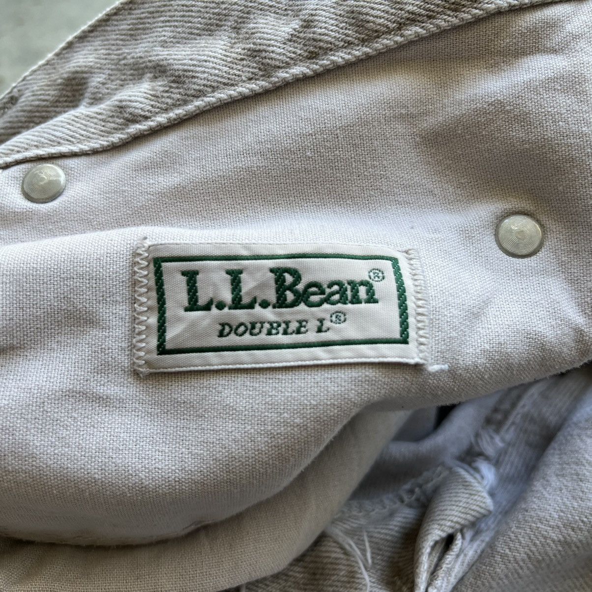 L.L. Bean 90s LL Bean Usa Tapered Denim Jeans Size 35x34 Size US 35 - 11 Thumbnail