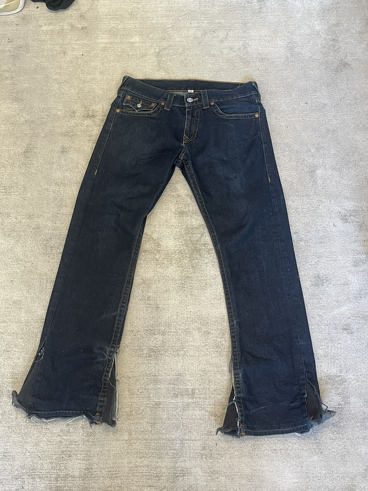 image of True Religion 1 Of 1 Flared Denim in Navy, Men's (Size 33)