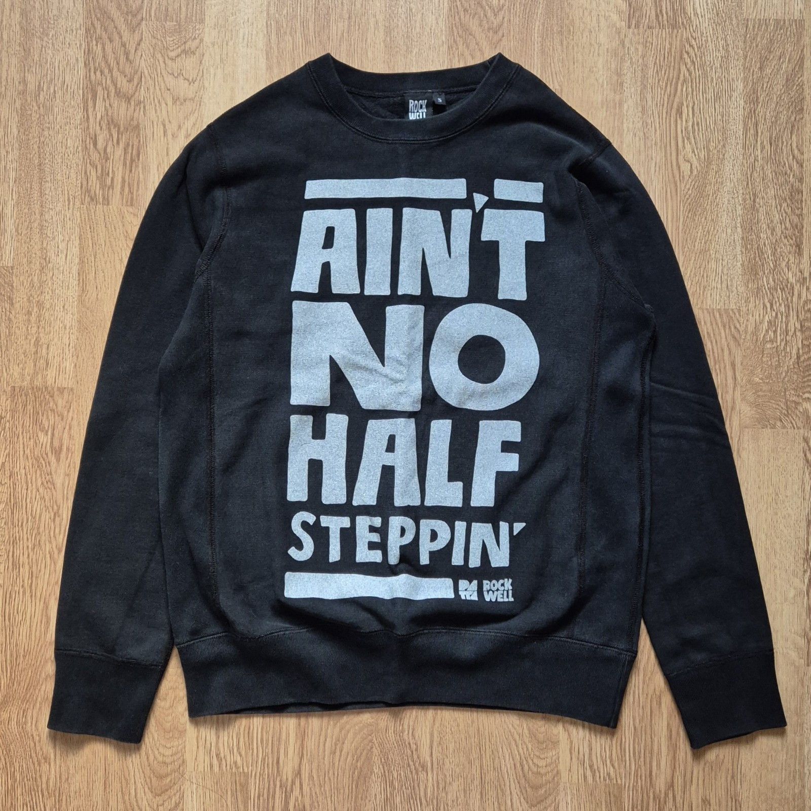 Parra × Patta Rockwell Aint No Half Steppin' Sweatshirt Black Size US S / EU 44-46 / 1 - 1 Thumbnail