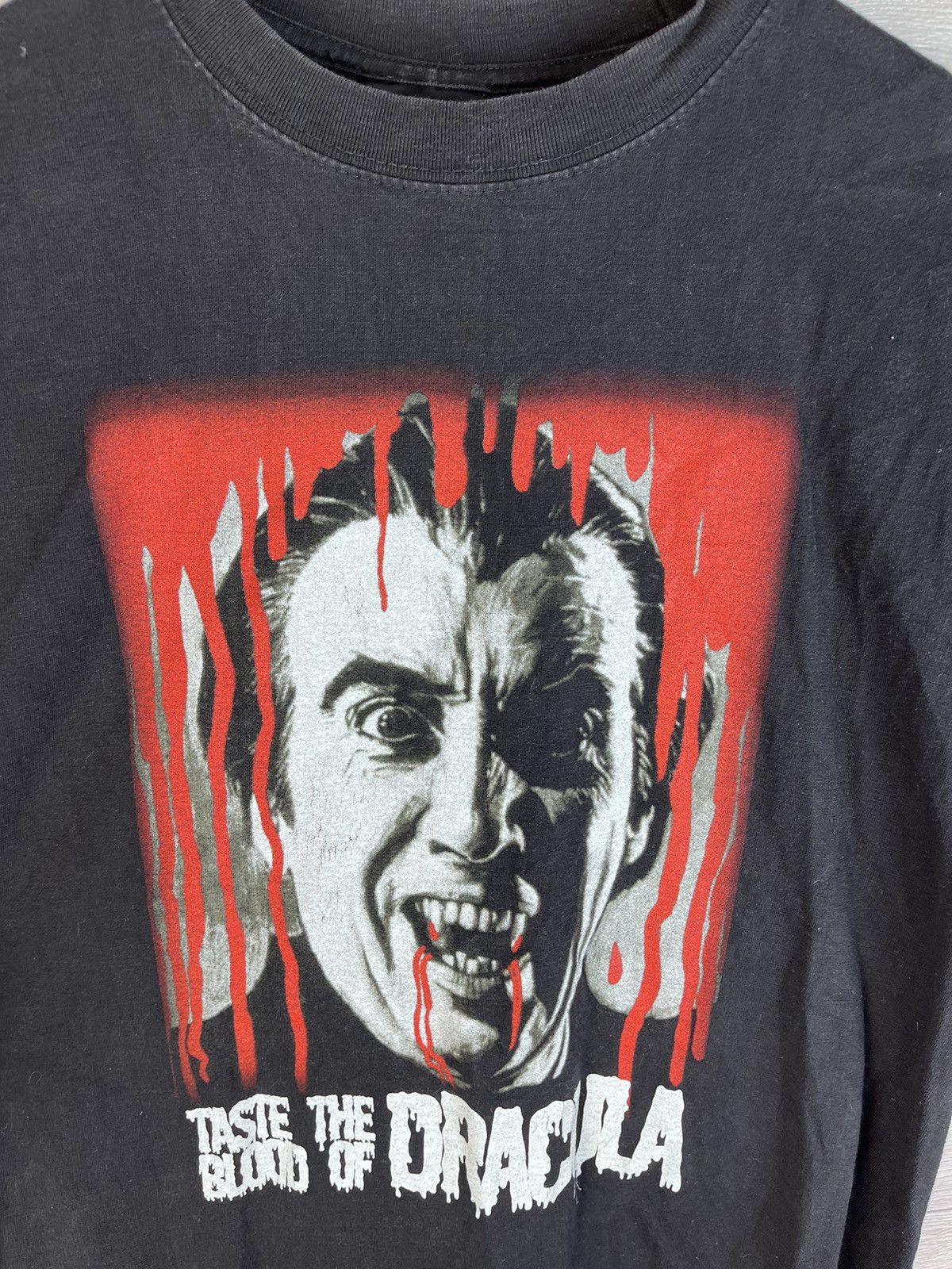 Fruit Of The Loom TASTE THE BLOOD OF DRACULA 2005 VINTAGE MOVIE GRAPHIC TEE Size US M / EU 48-50 / 2 - 3 Thumbnail