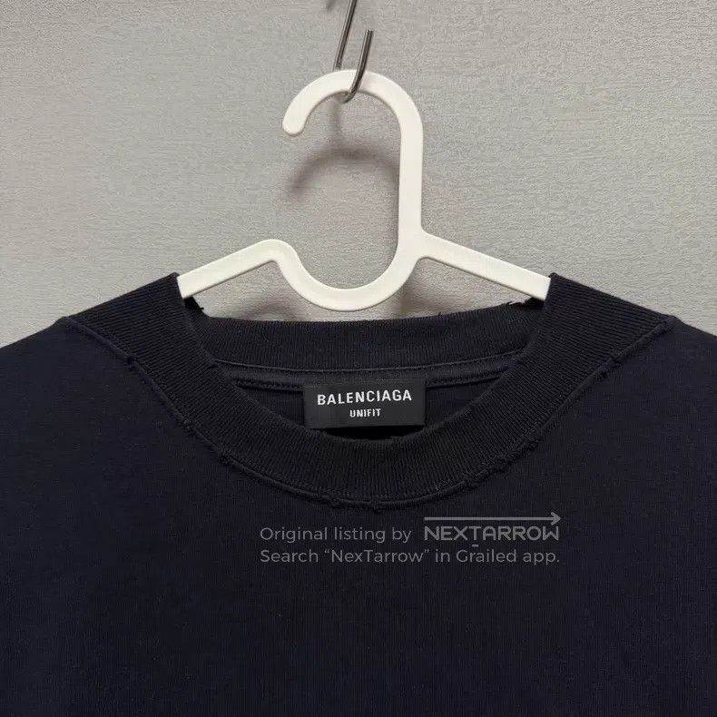 Balenciaga Balenciaga Solid Color Letter Print Crewneck Short Sleeve Size US XXS / EU 40 - 3 Thumbnail