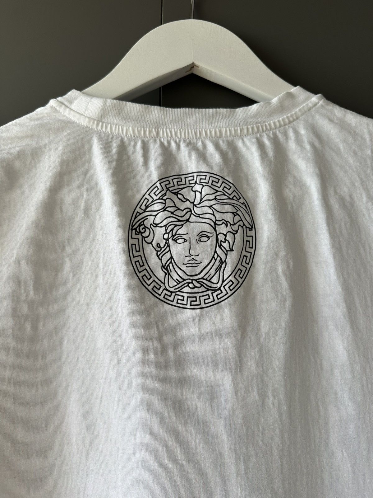 Versace Versace Big Logo Tee Medusa T-Shirt Size US XL / EU 56 / 4 - 4 Thumbnail