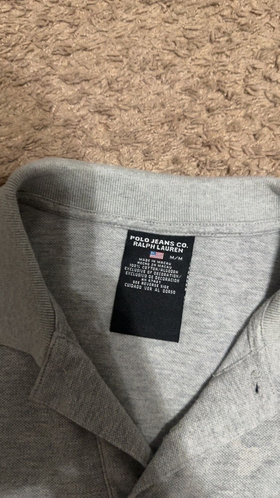 Polo Ralph Lauren Polo Ralph Lauren grey vintage polo shirt used Size Medium Size US M / EU 48-50 / 2 - 2 Thumbnail
