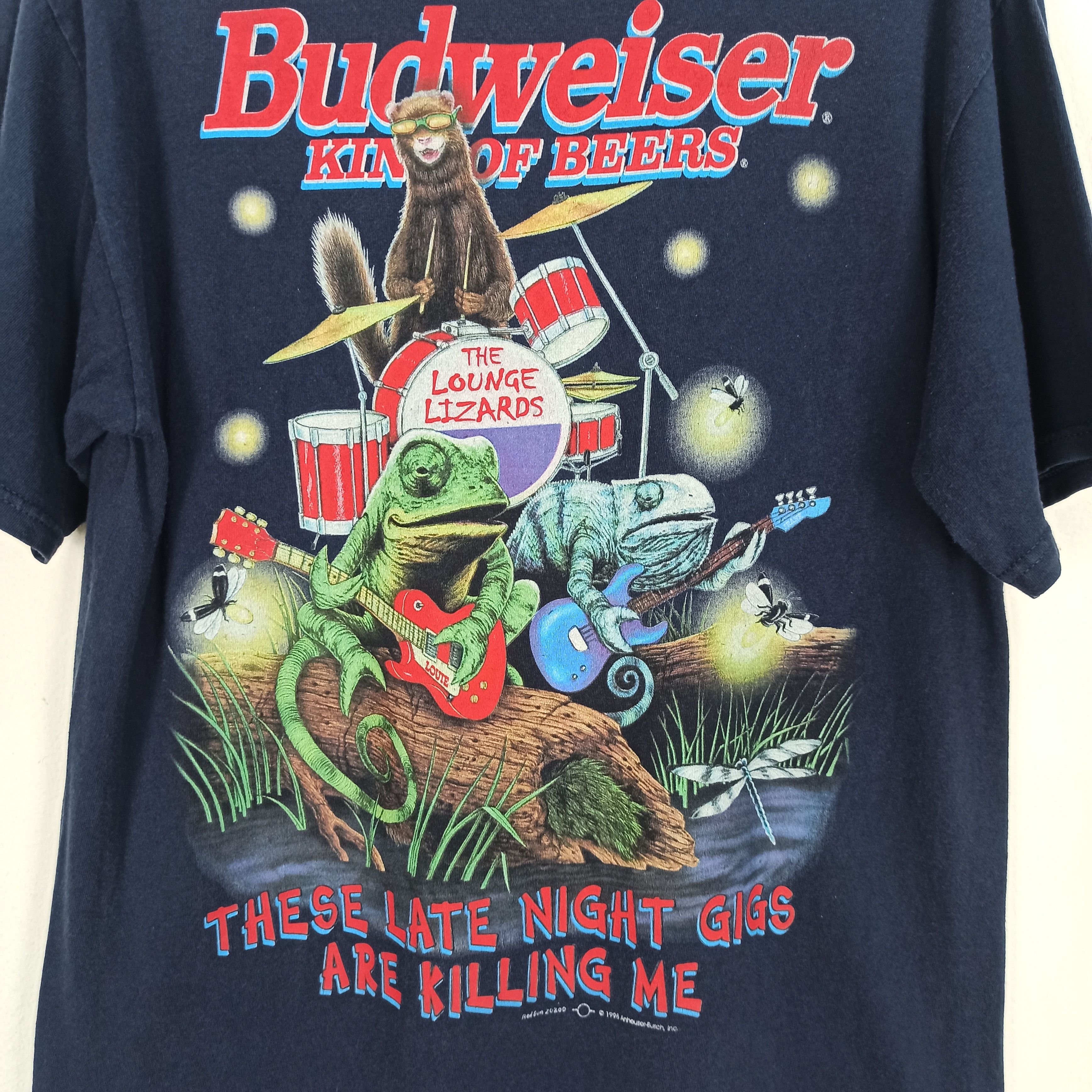 Budweiser Vintage Budweiser King Of Beers T-shirts Size US L / EU 52-54 / 3 - 2 Thumbnail