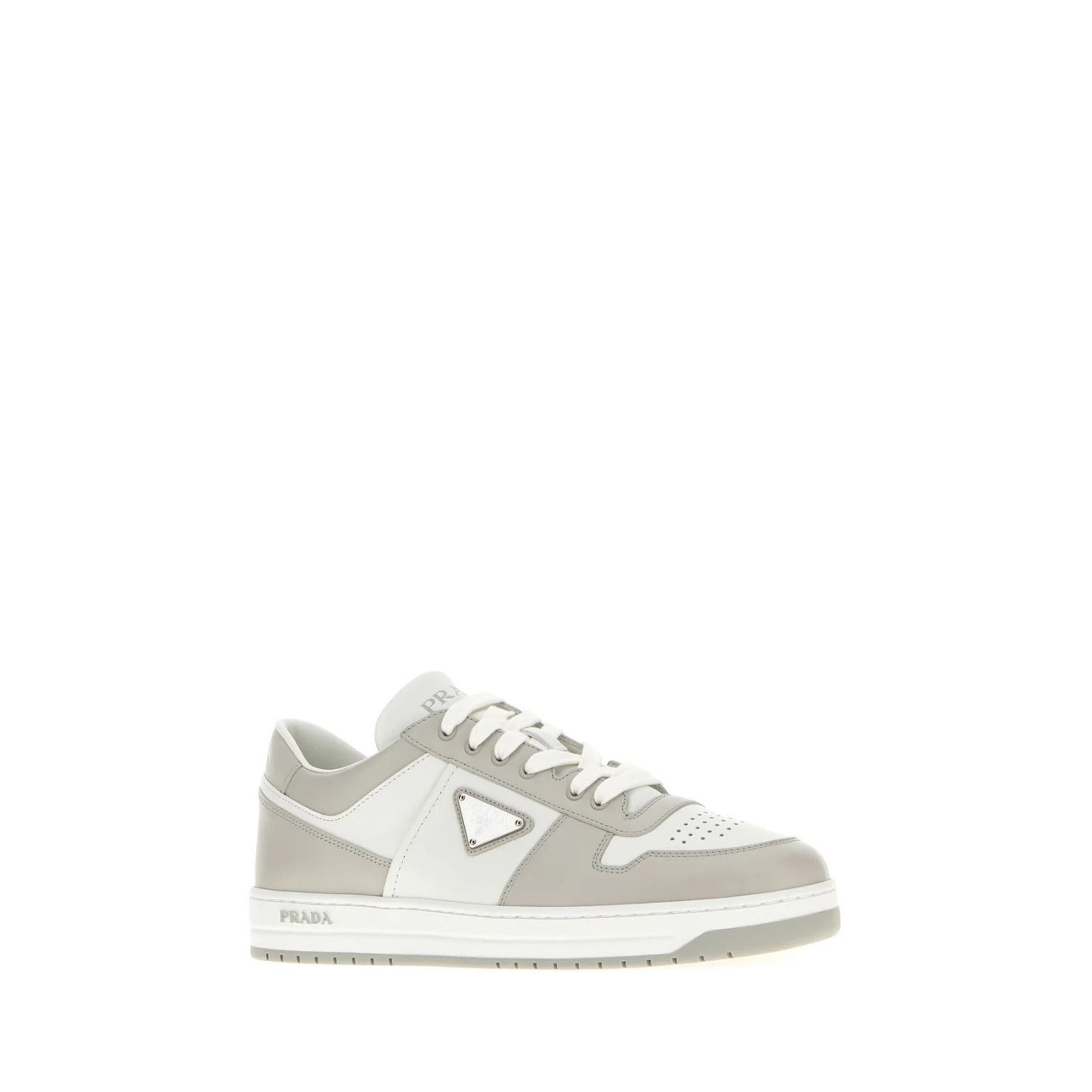 Prada PRADA Downtown Two-Tone Leather Sneakers New And Authentic ( Size US 10 / EU 43 - 2 Thumbnail