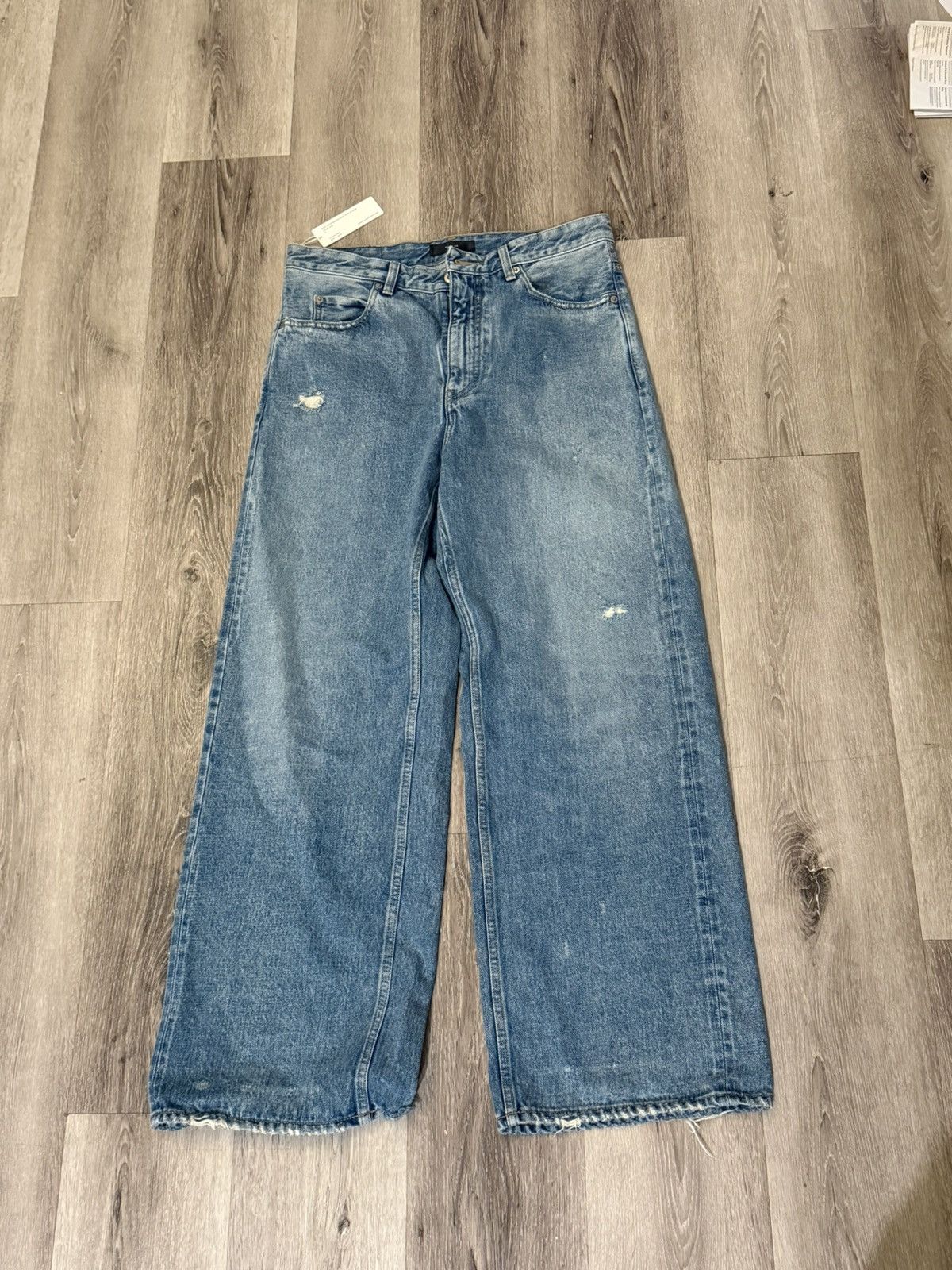 Vuja De Vuja De Steve Distressed Selvedge Jeans | Grailed