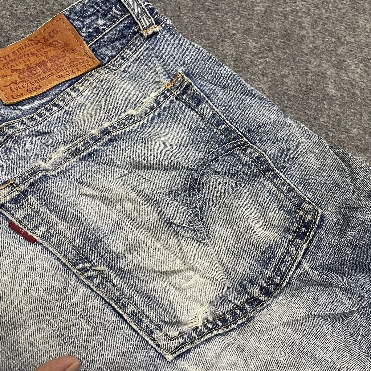 Levi's × Levi's Vintage Clothing × Vintage Vintage Levis 503 Crazy Fades Baggy Jeans Size US 33 - 5 Thumbnail