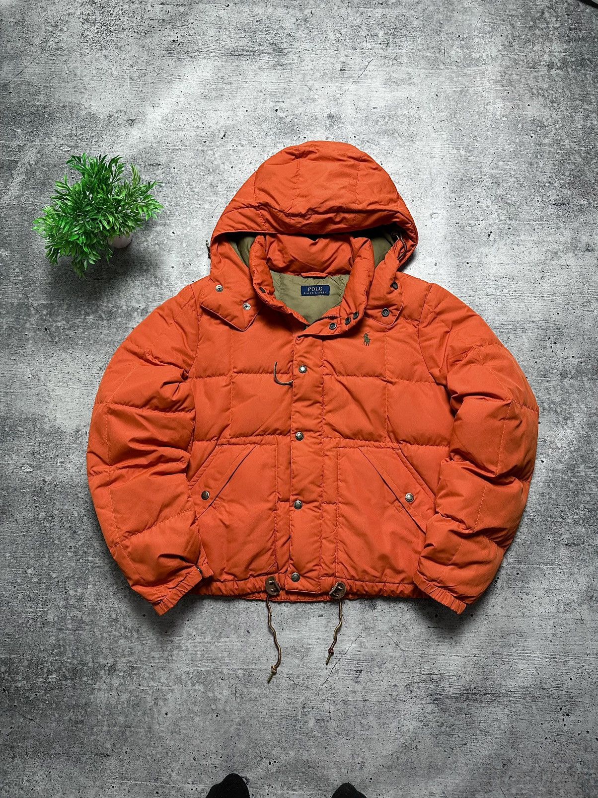 Rare Polo Ralph Lauren Cold Down Puffer Y2K Jacket