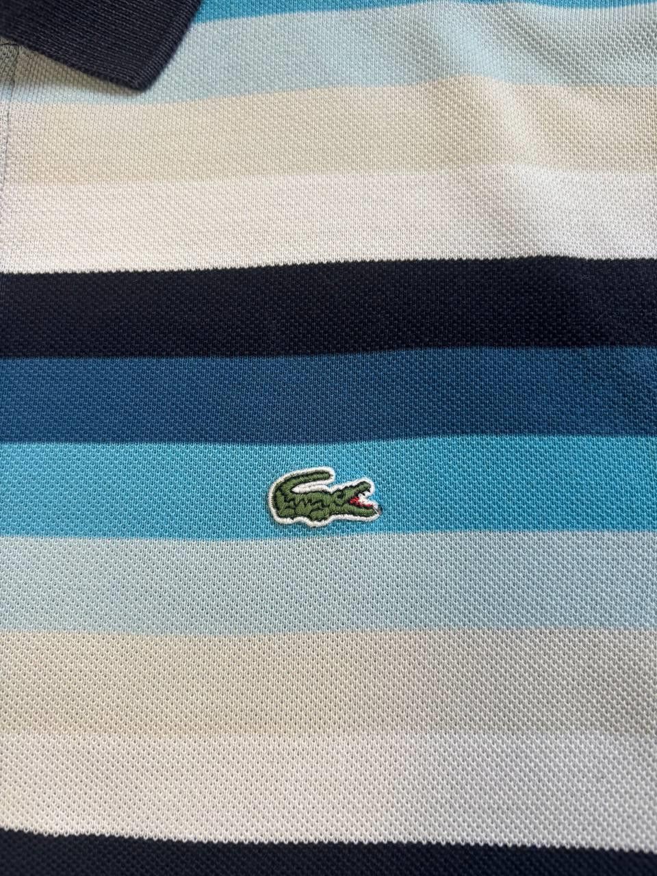Lacoste Lacoste Striped Polo Shirt Blue / Navy / White – Size 3 Size US M / EU 48-50 / 2 - 11 Thumbnail