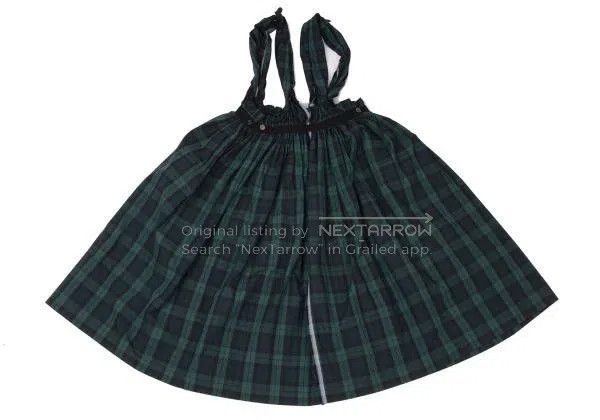Comme des Garcons Comme Des Garcons Green Vintage Plaid Design Overalls Size S / US 4 / IT 40 - 3 Thumbnail