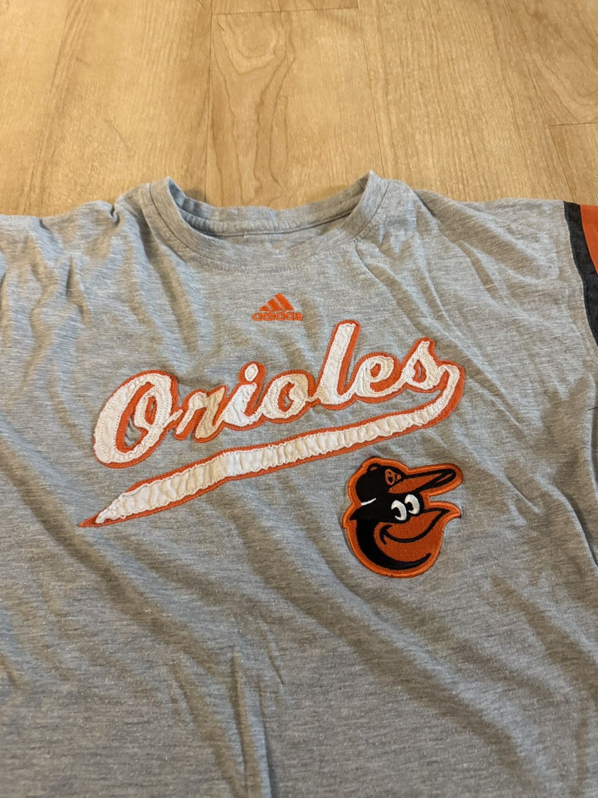 Adidas Vintage Adidas Orioles tee Size US XL / EU 56 / 4 - 2 Thumbnail