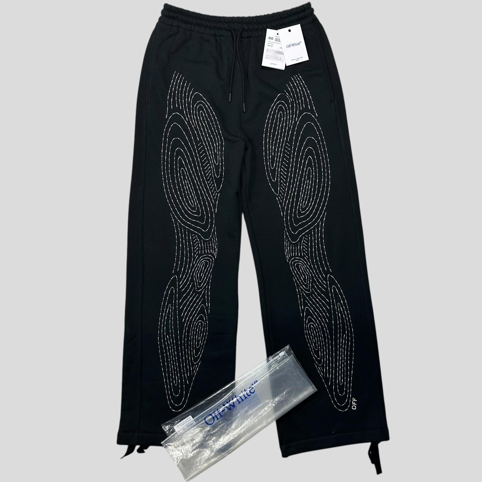 Off-White Off-white Virgil Abloh 2013 Body Stitch Heavy Joggers S (M) Size US 30 / EU 46 - 1 Thumbnail