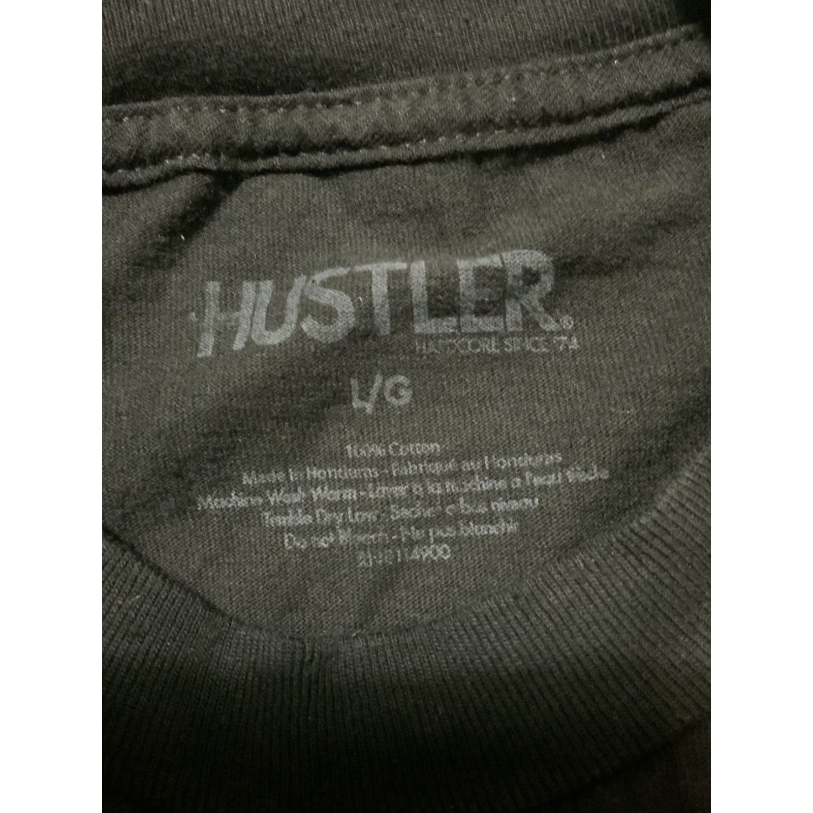 Vintage VINTAGE Hustler Larry Flynt’s Hustler Club Los Angeles Stripper Pole Black Graphic Y2K T-Shirt L Mens Size US L / EU 52-54 / 3 - 5 Thumbnail