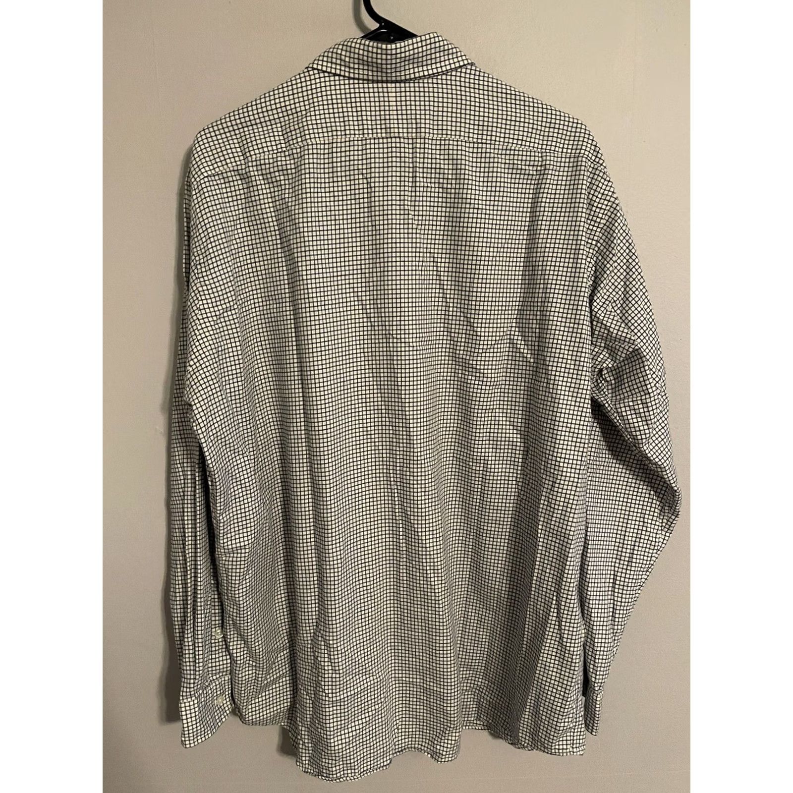 Polo Ralph Lauren Polo Ralph Lauren Blue Check Button Up Dress Shirt Mens XLarge Size 46R - 4 Thumbnail