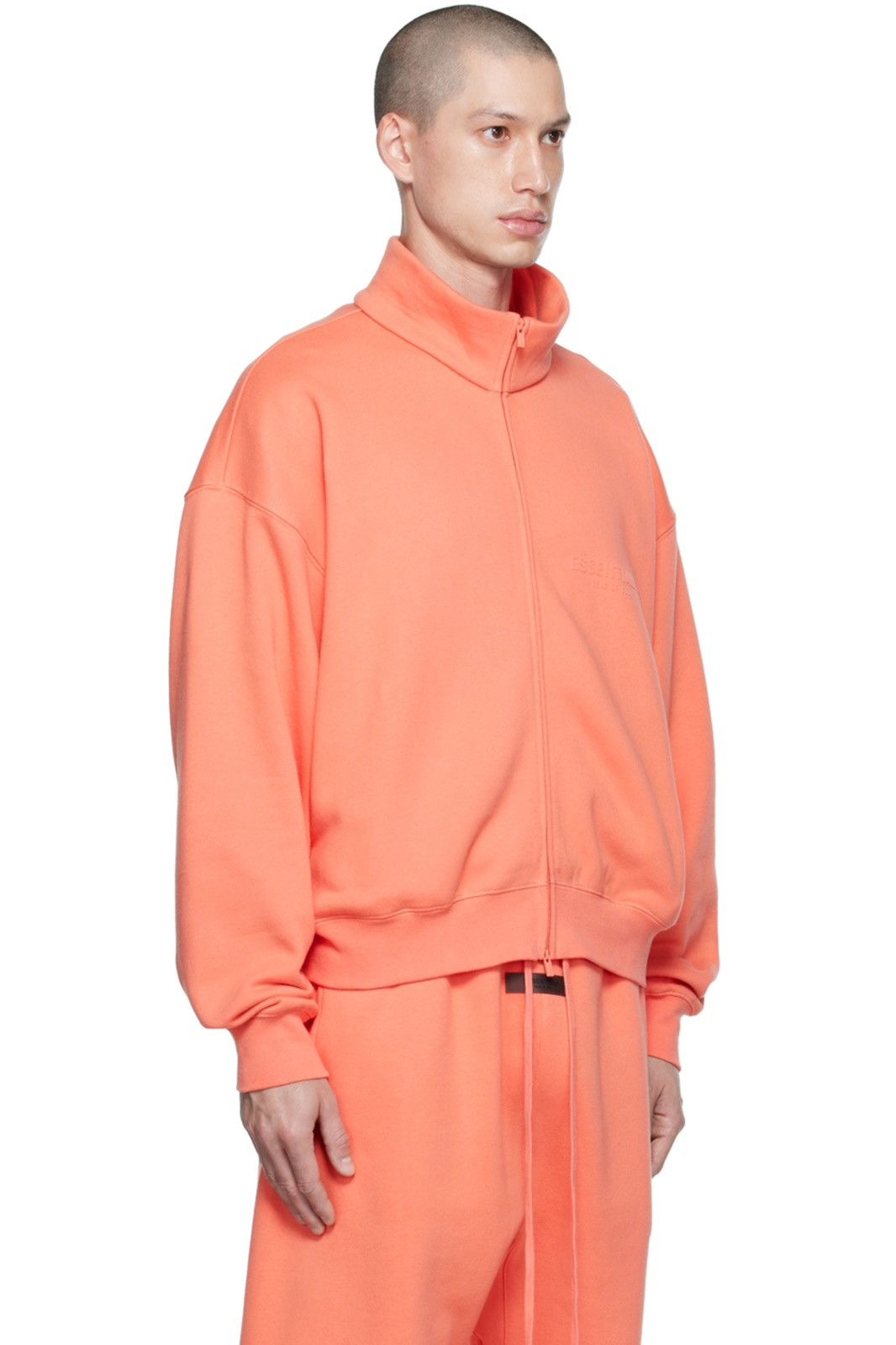 Essentials × Fear of God FEAR OF GOD ESSENTIALS FOG Pink Full Zip Fleece Jacket XXL Size US XXL / EU 58 / 5 - 4 Thumbnail