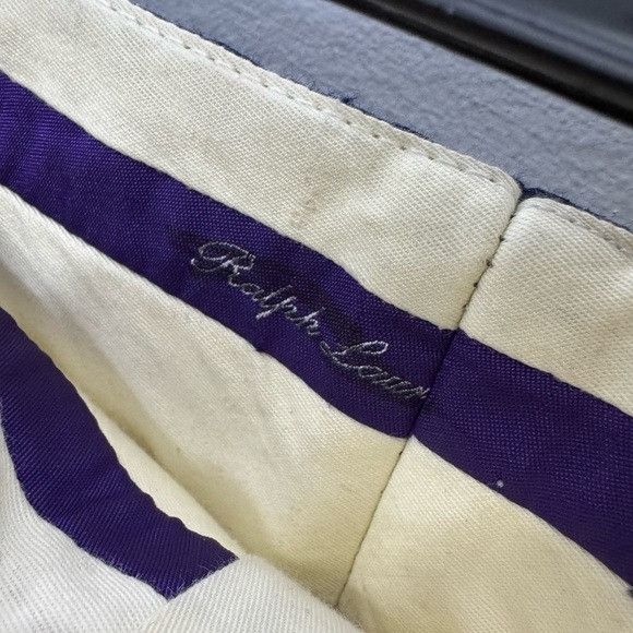 Ralph Lauren Purple Label Ralph Lauren Purple Label Pinstripe Pants Wool Navy Blue Men Size US 38 / EU 54 - 3 Thumbnail