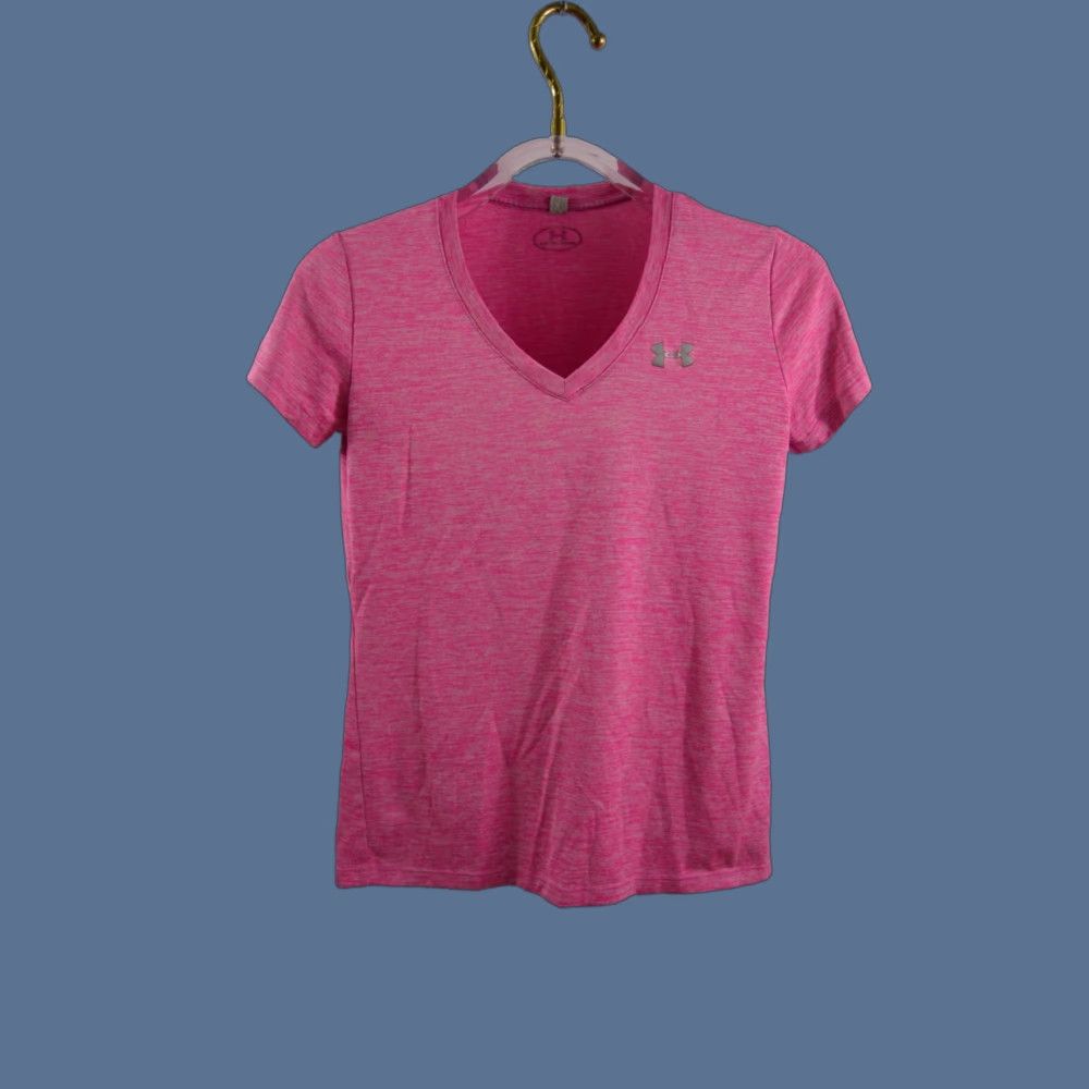 Under Armour UNDER ARMOUR HEATGEAR T-SHIRT Unisex Pink SZ SM Shirt Adult Small Pink All Seasons Cotton Blend Short Sleeve Crew Neck Mens/Womens/Unisex Size US S / EU 44-46 / 1 - 1 Thumbnail