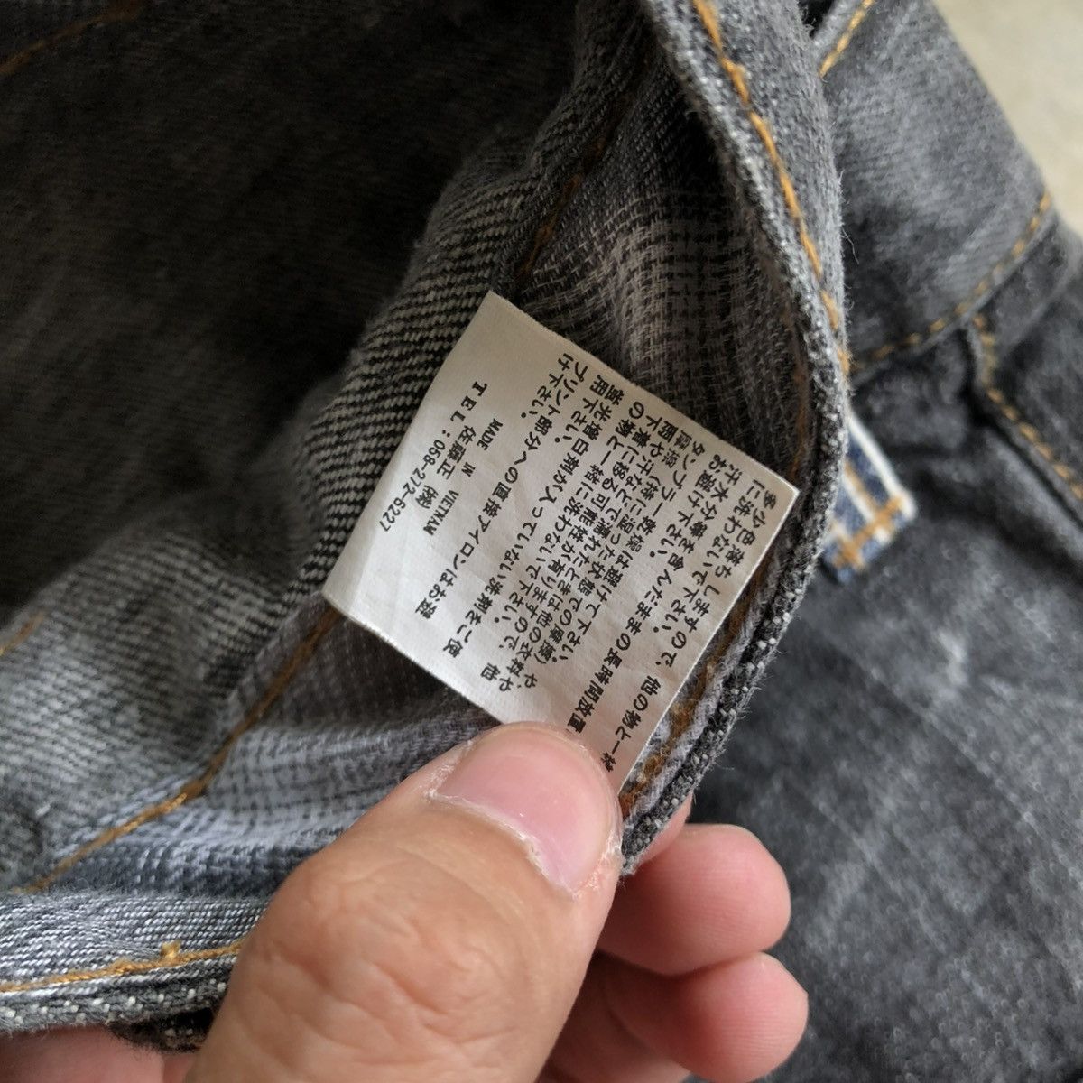 14th Addiction 2000s Nylaus Double Waist Denim Jeans Pant Faded Y2k Size US 28 / EU 44 - 14 Thumbnail