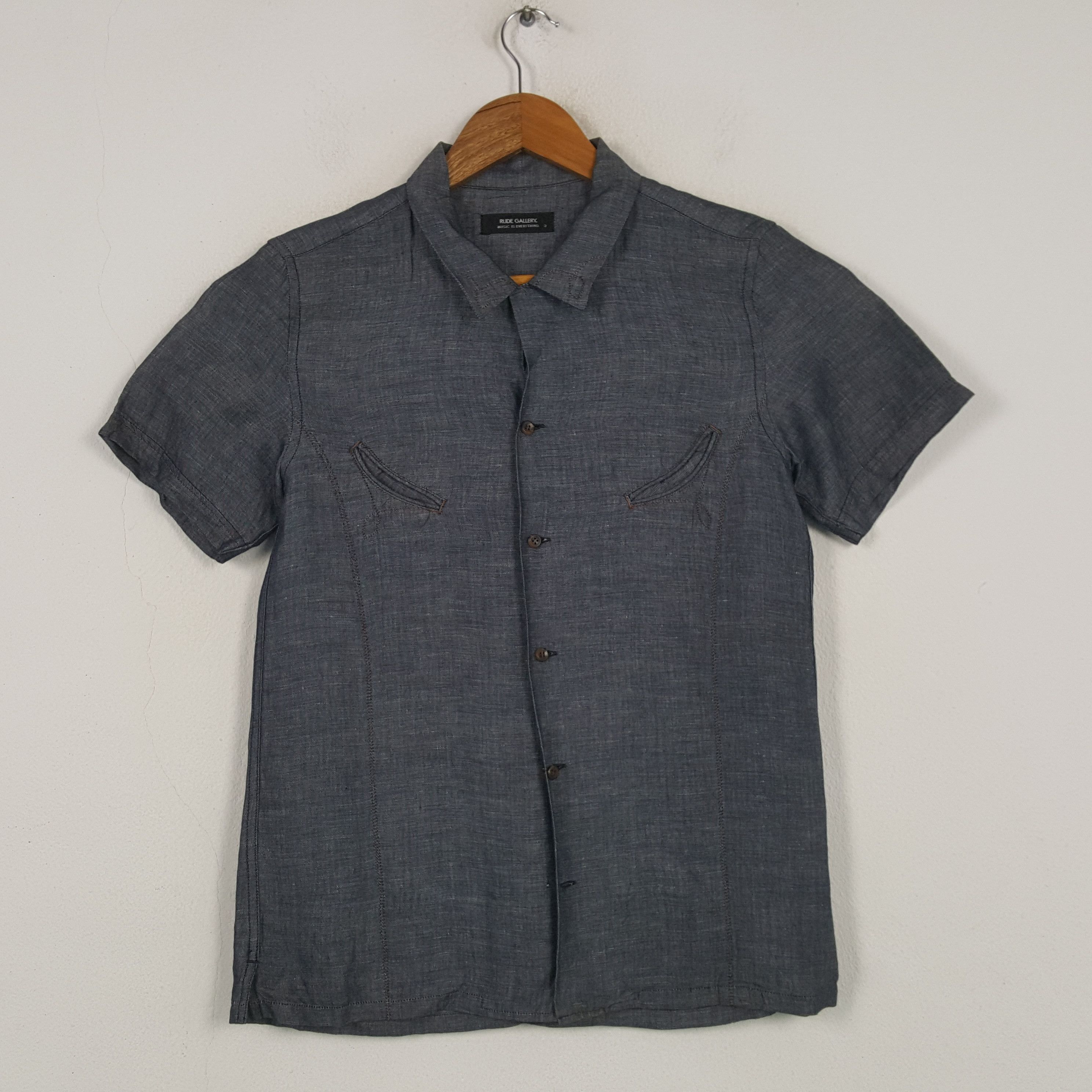 Japanese Brand × RUDE GALLERY × Vintage Vintage RUDE GALLERY Japanese Brand Shirt 31 Size US S / EU 44-46 / 1 - 1 Thumbnail