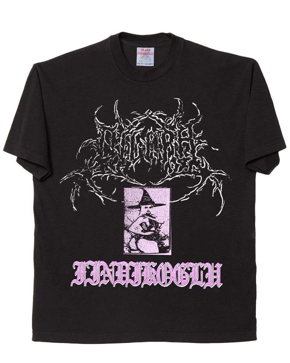 image of Dilara Findikoglu Ride Or Die T-Shirt in Black, Men's (Size XL)