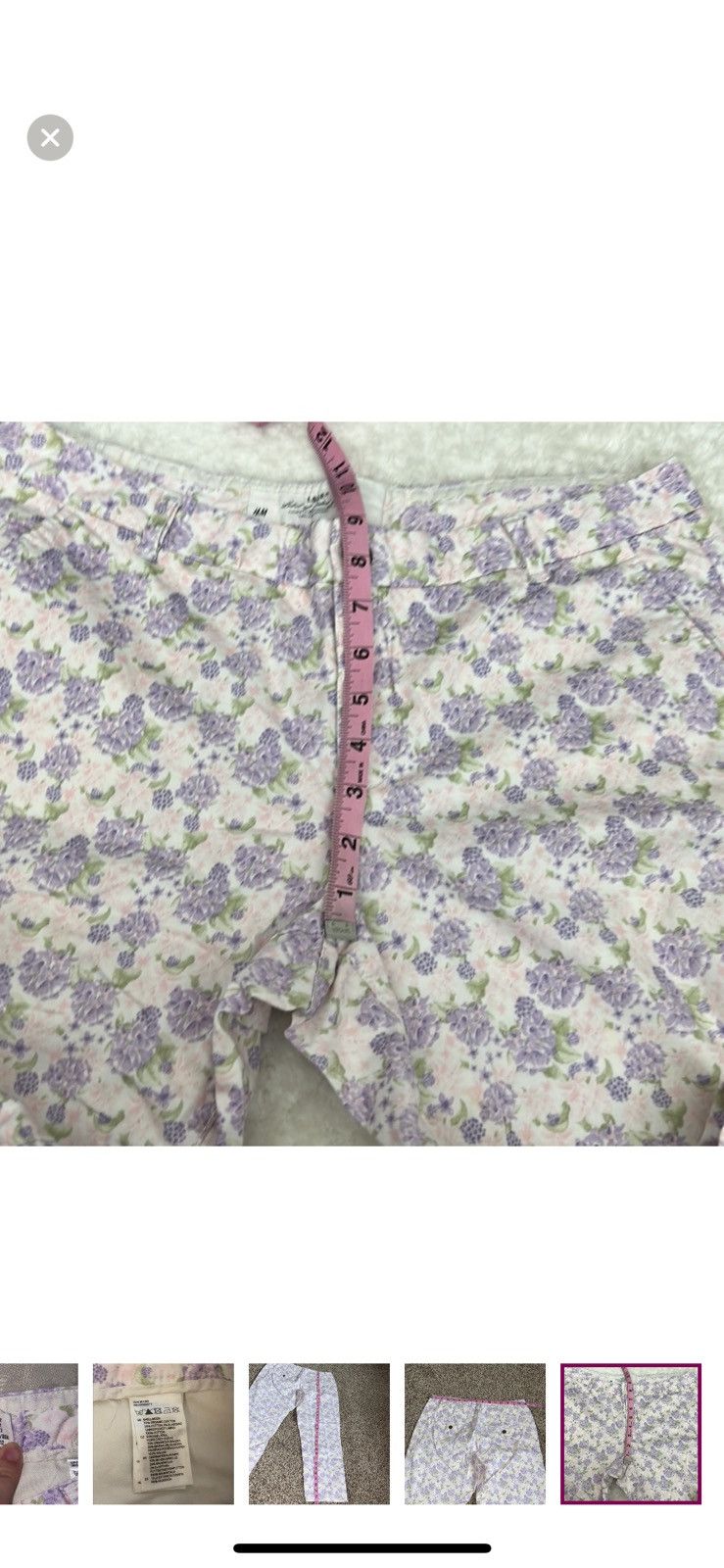 H&M LOGG by h&m floral pants size 12 Size 34" / US 12 / IT 48 - 8 Thumbnail