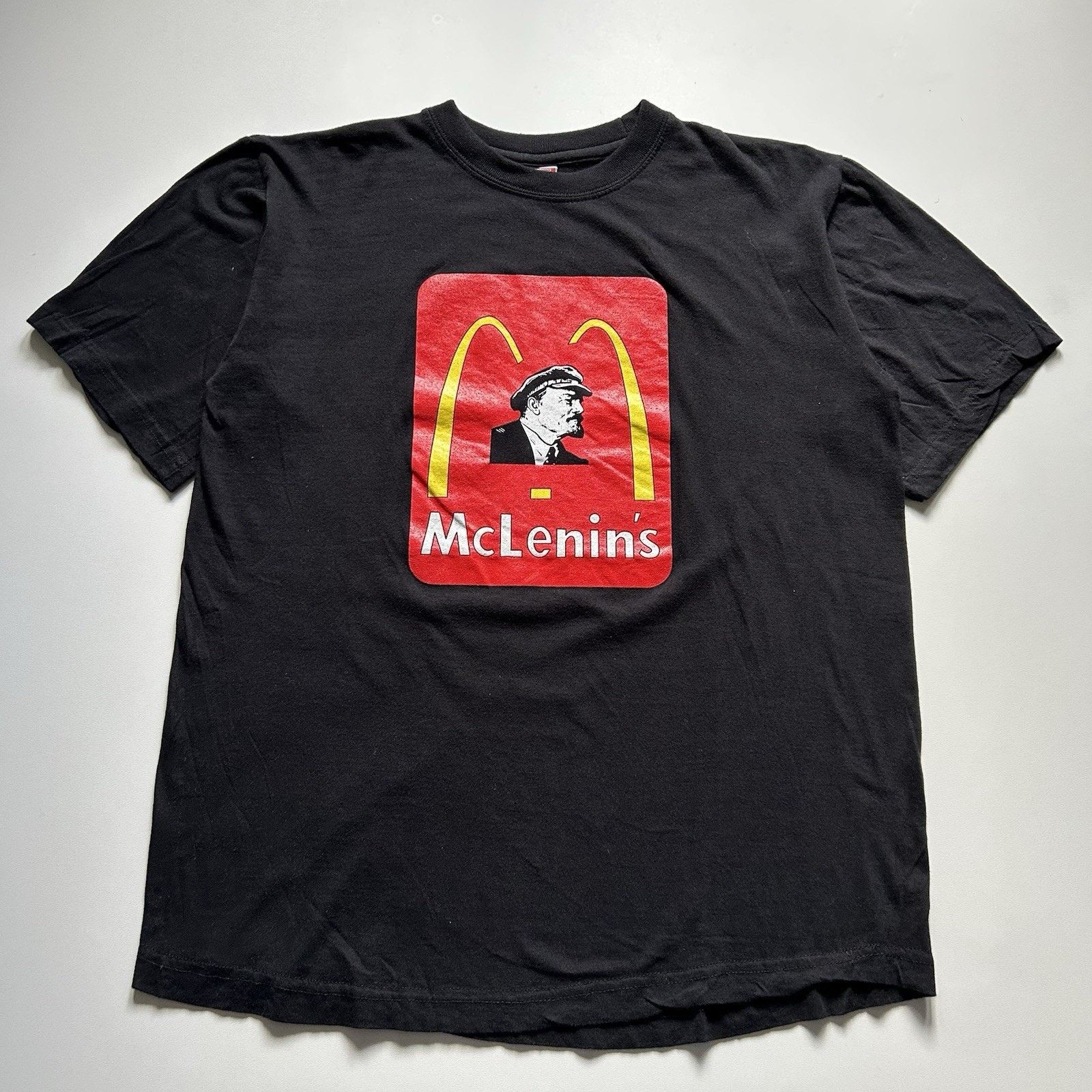 McDonald’s McLenin's T-Shirt Large Vintage 90s Parody Russia