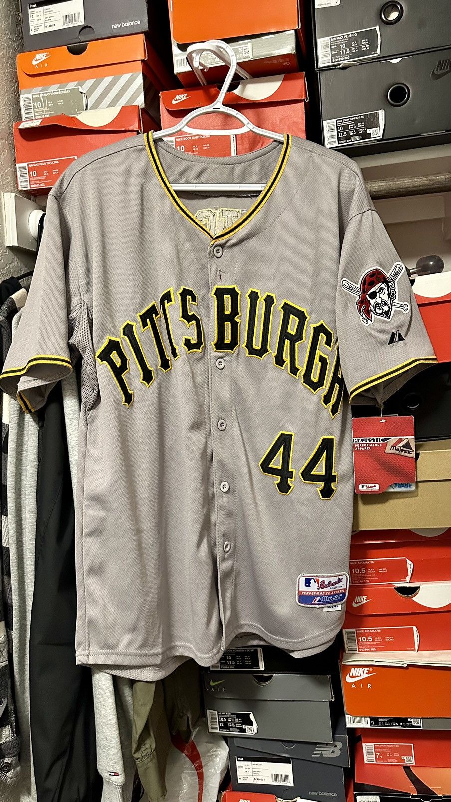 MLB × Majestic Pittsburgh Pirates Authentic Majestic Jersey Size 40 Size US M / EU 48-50 / 2 - 1 Thumbnail