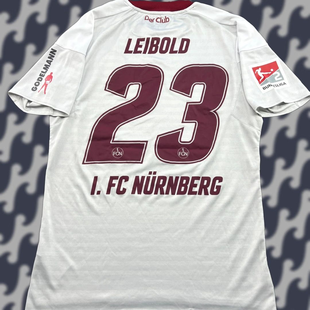 Umbro Umbro Nurnberg 2018 2019 Away Tim Leibold Football Jersey Mens M White Short Sleeve Round Neck Moisture Wicking Quick Dry Jersey Size US M / EU 48-50 / 2 - 1 Thumbnail