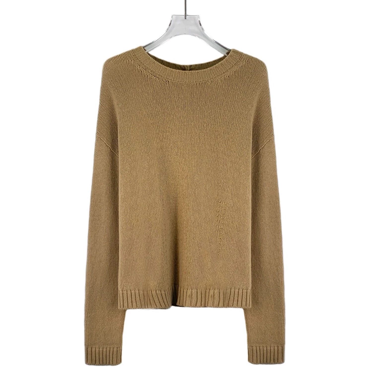 Prada KW0810 Prada Brown Wool Crew Neck Long Sleeve Knit Cardigan Size M / US 6-8 / IT 42-44 - 2 Thumbnail
