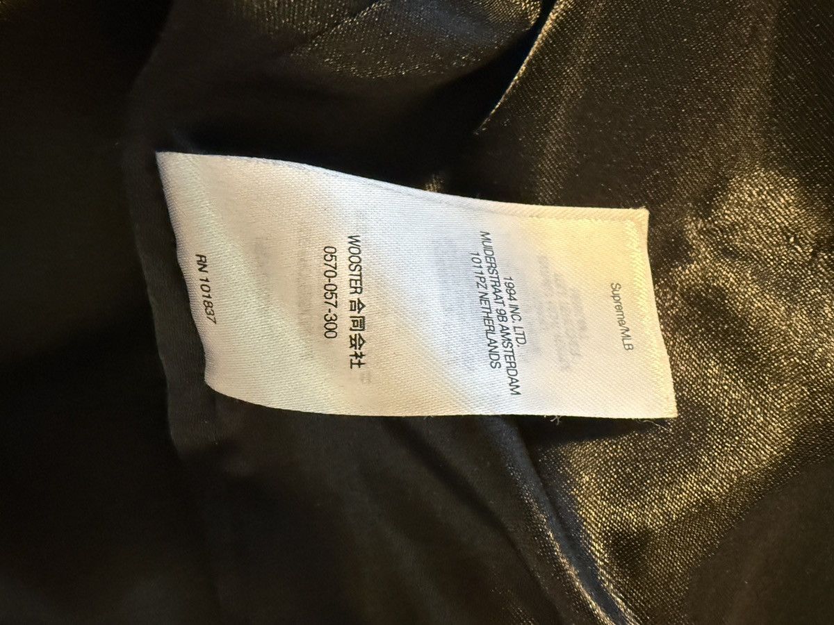 New York Yankees × Supreme Supreme x New York Yankees Kanji Leather Varsity Jacket Size US L / EU 52-54 / 3 - 3 Thumbnail
