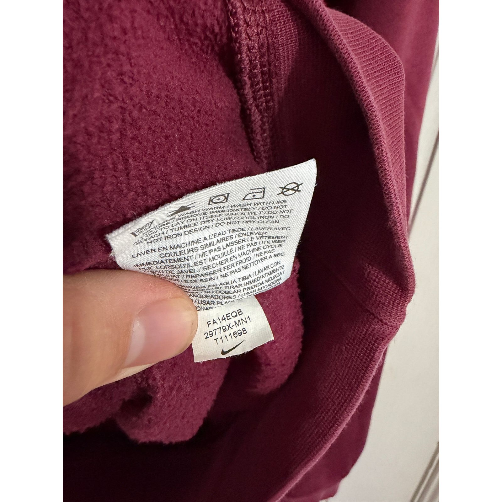 Nike Minnesota Gophers Maroon Nike Hoodie Sweatshirt Size Medium Size M / US 6-8 / IT 42-44 - 6 Thumbnail