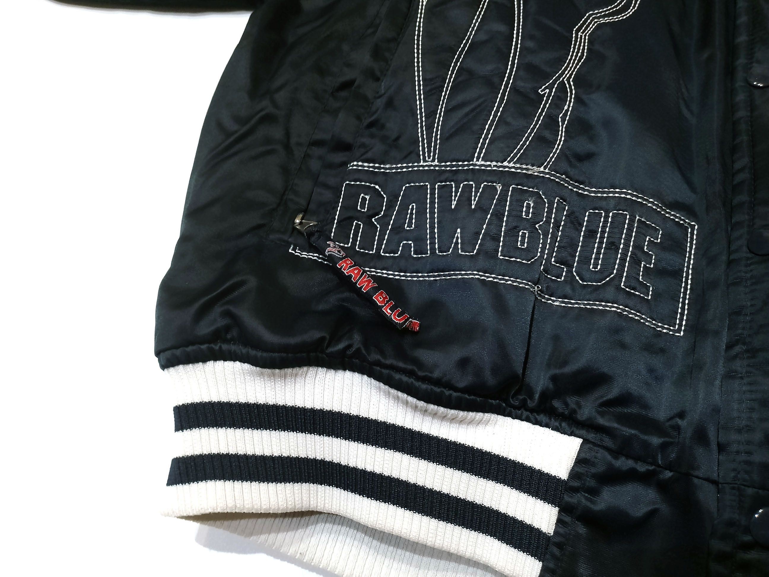 Other Raw Blue Vintage Embroidered Bomber Jacket XL Size US XL / EU 56 / 4 - 4 Thumbnail