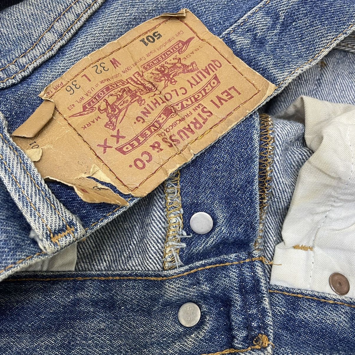 Levi's Vintage 501 Levis Distressed Denim Size US 31 - 10 Thumbnail