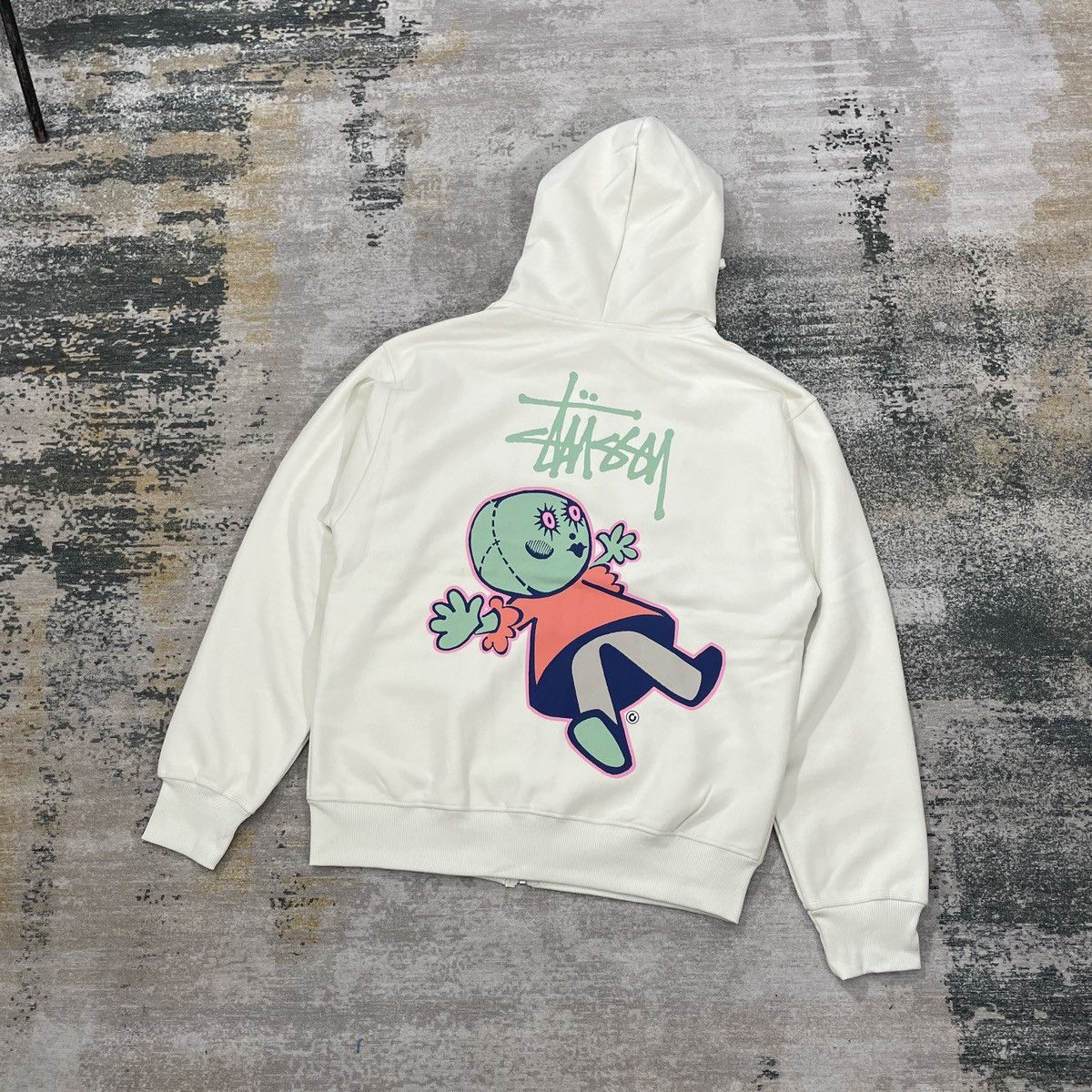 Stussy STUSSY " DOLLIE " ZIP HOODIE STONE Size US L / EU 52-54 / 3 - 1 Thumbnail