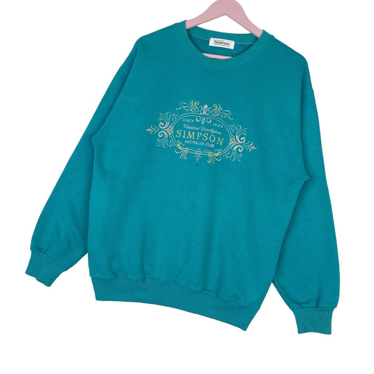 The Simpsons Simpson Embroidery Logo Sweatshirt Crewneck Pullover Jumper Size US L / EU 52-54 / 3 - 3 Thumbnail