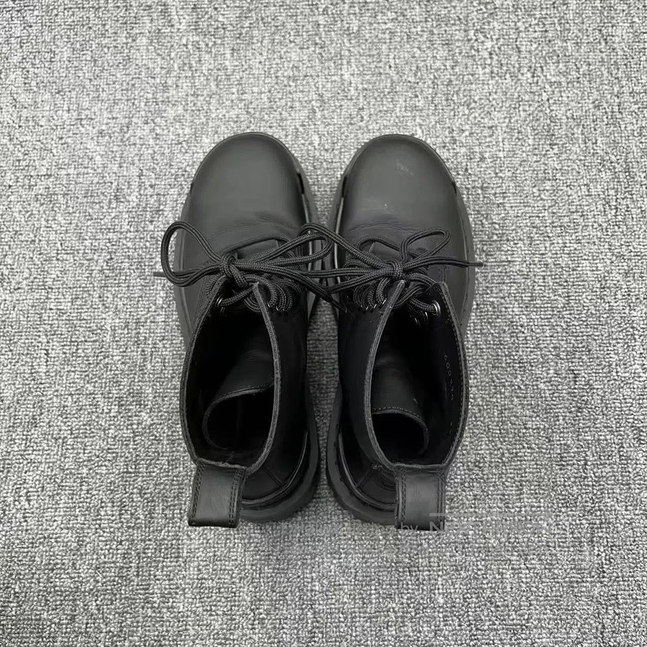 Balenciaga Balenciaga Strike Black Matte Lace-Up Boots. Size US 4.5 / IT 34.5 - 3 Thumbnail