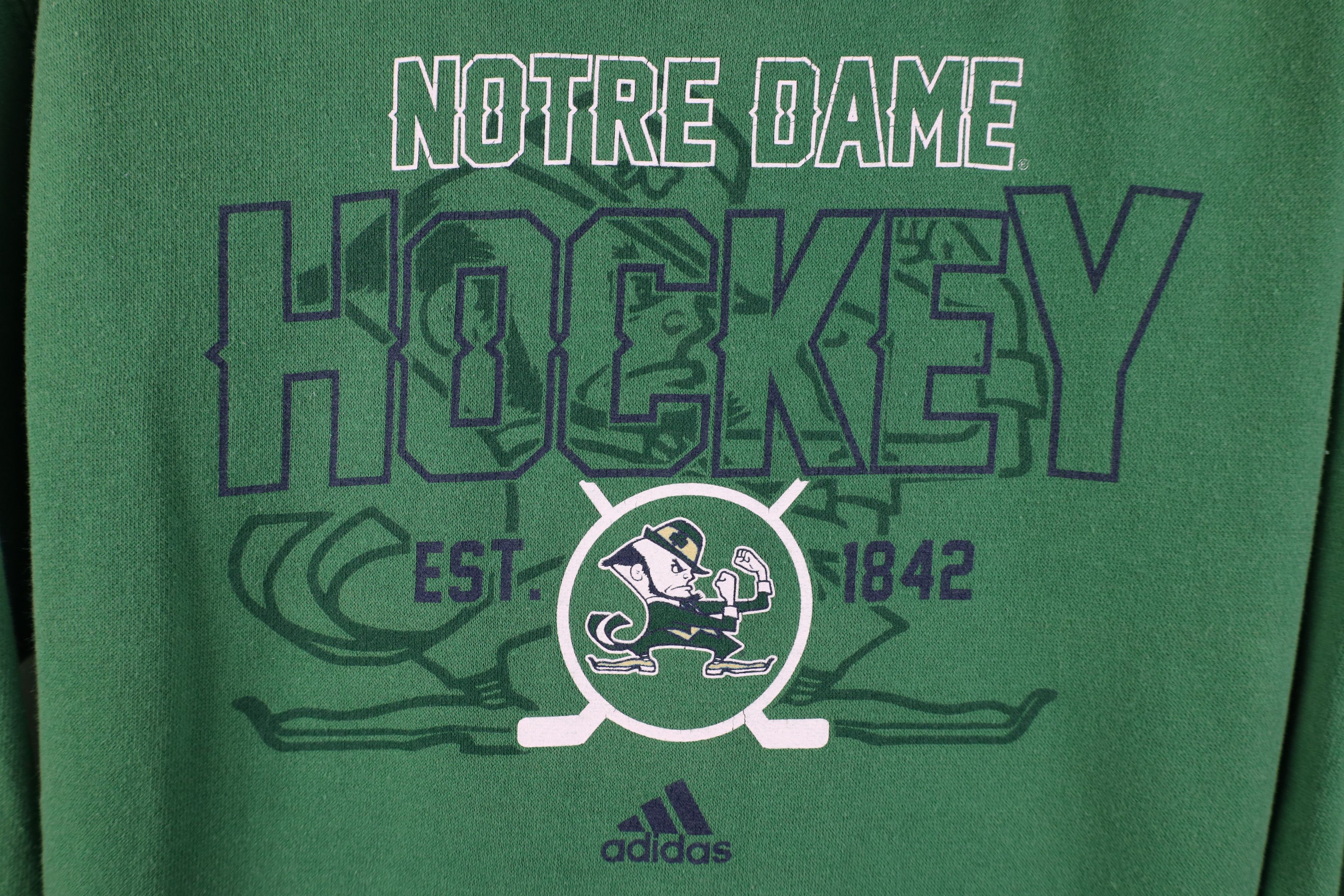Adidas Vintage Adidas Dame University Hockey Hoodie Sweatshirt Size US S / EU 44-46 / 1 - 4 Thumbnail
