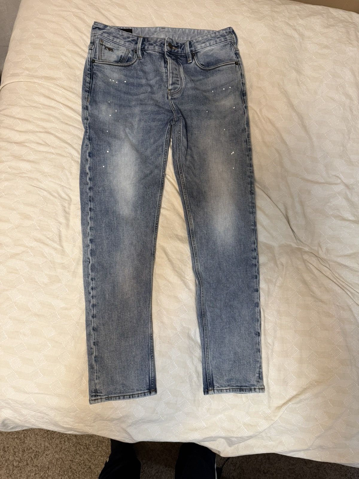 Emporio Armani Emporio Armani Blue Pocket Jeans Size 31 Size US 31 - 1 Thumbnail