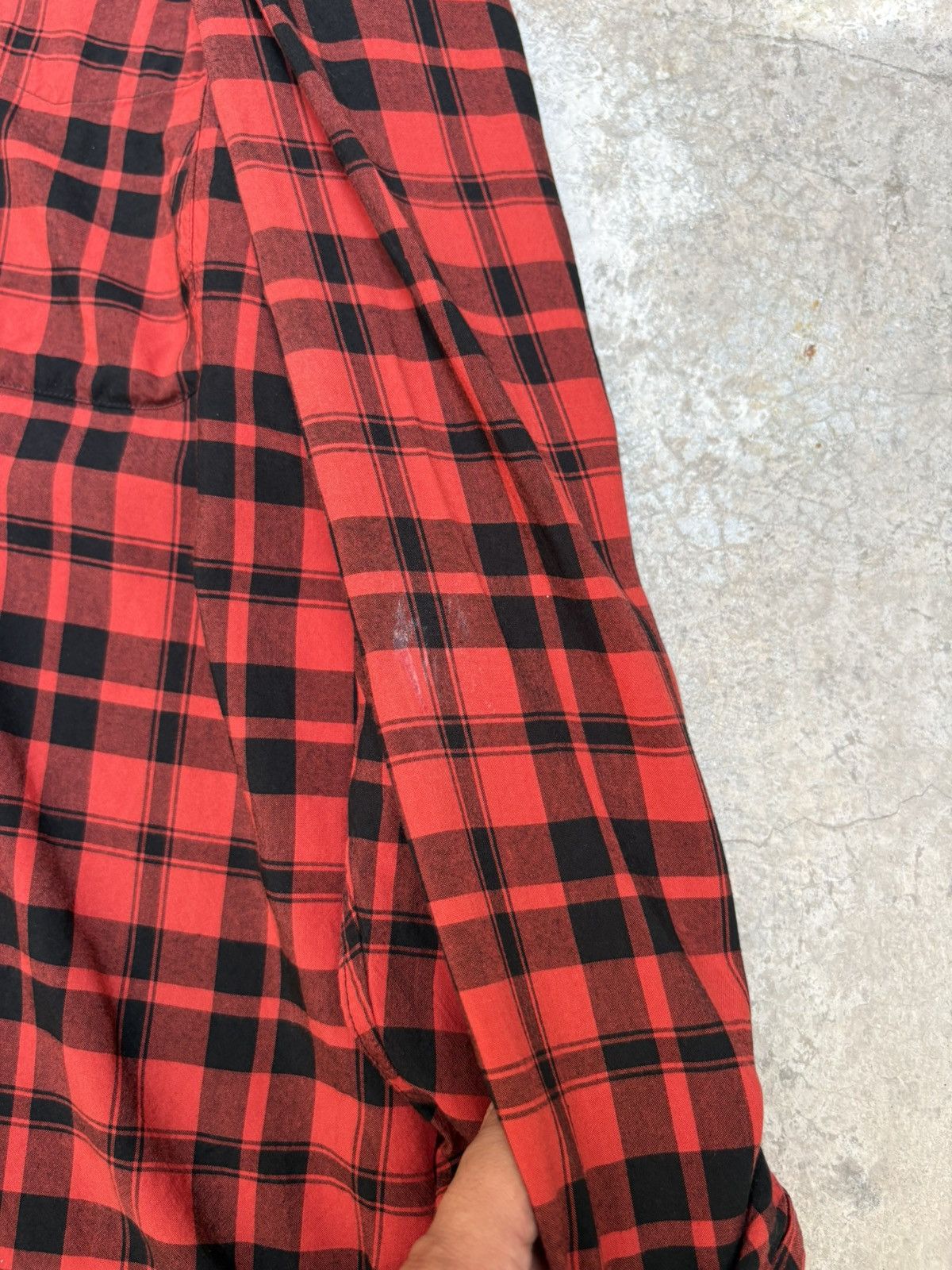 Balenciaga “I Love Techno” Checkered Shirt Size US M / EU 48-50 / 2 - 10 Thumbnail