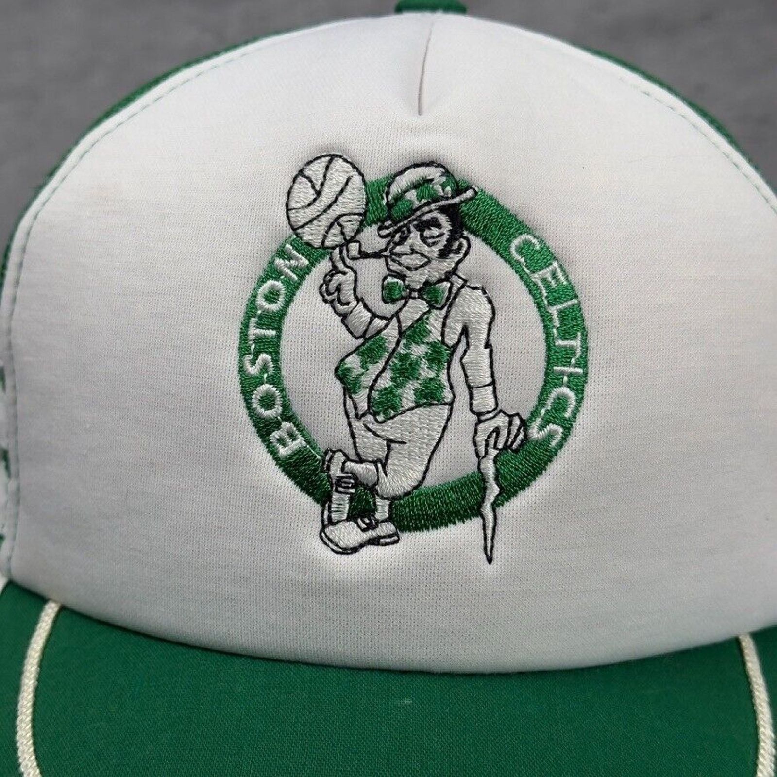 NBA × Vintage Vintage Three Stripe NBA Boston Celtics Hat Size ONE SIZE - 4 Thumbnail