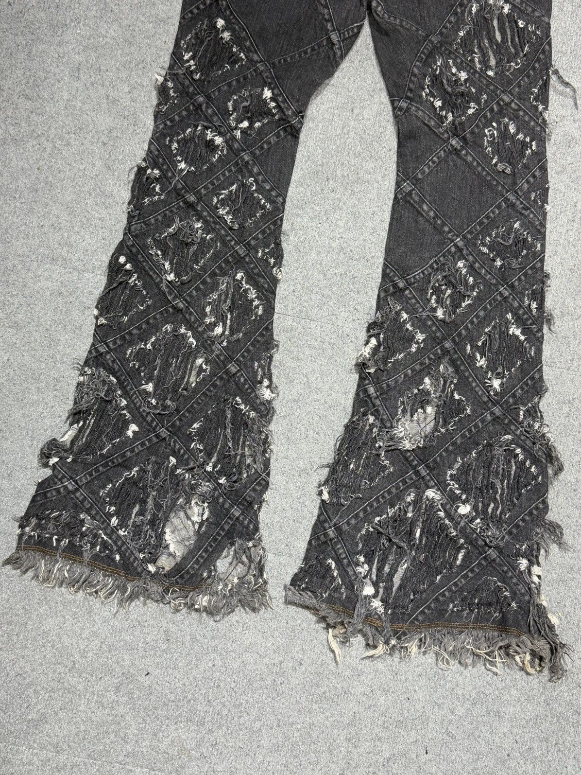 Comme des Garcons × Junya Watanabe FW2002 Junya Watanabe - Comme des Garcons -Flared Distressed Size US 29 - 4 Thumbnail