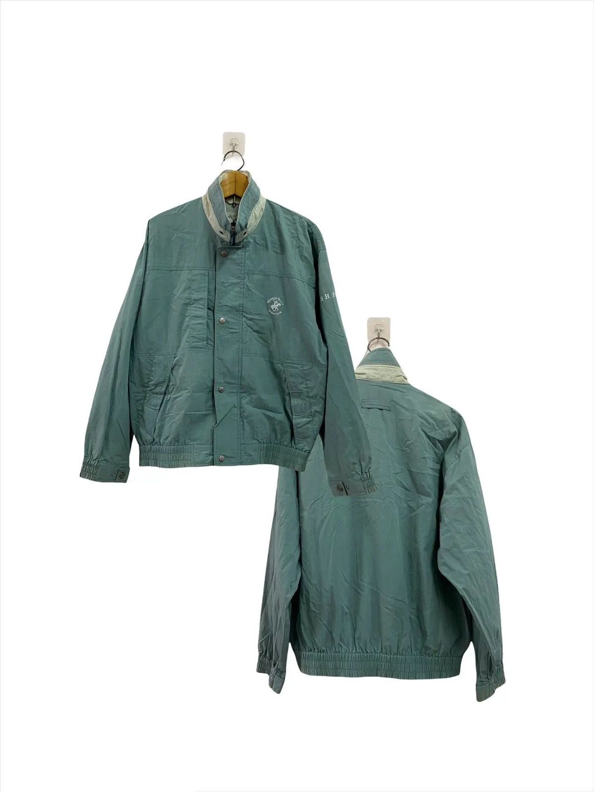 Beverly Hills Polo Club × Japanese Brand × Vintage Vtg Beverly Hills Polo Club MiniLogo Embroidery Ligh Jacket Size US L / EU 52-54 / 3 - 3 Thumbnail