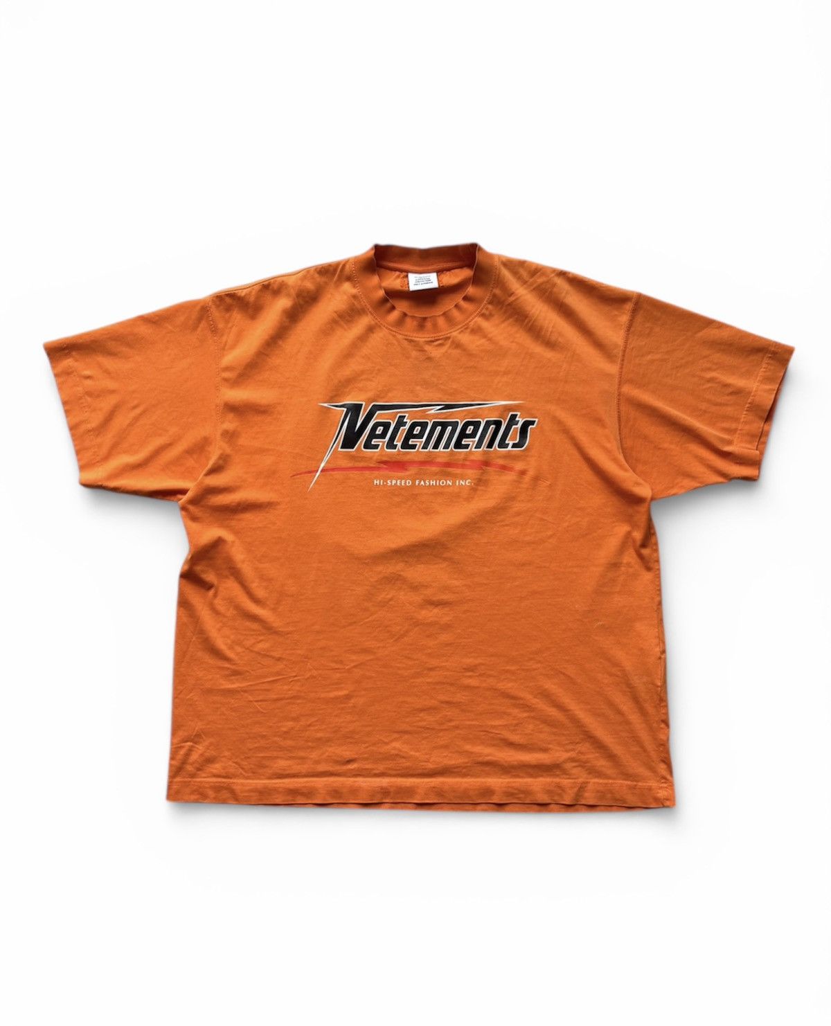 Vetements Vetements Hight Speed Oversized T-Shirt Size US S / EU 44-46 / 1 - 1 Thumbnail