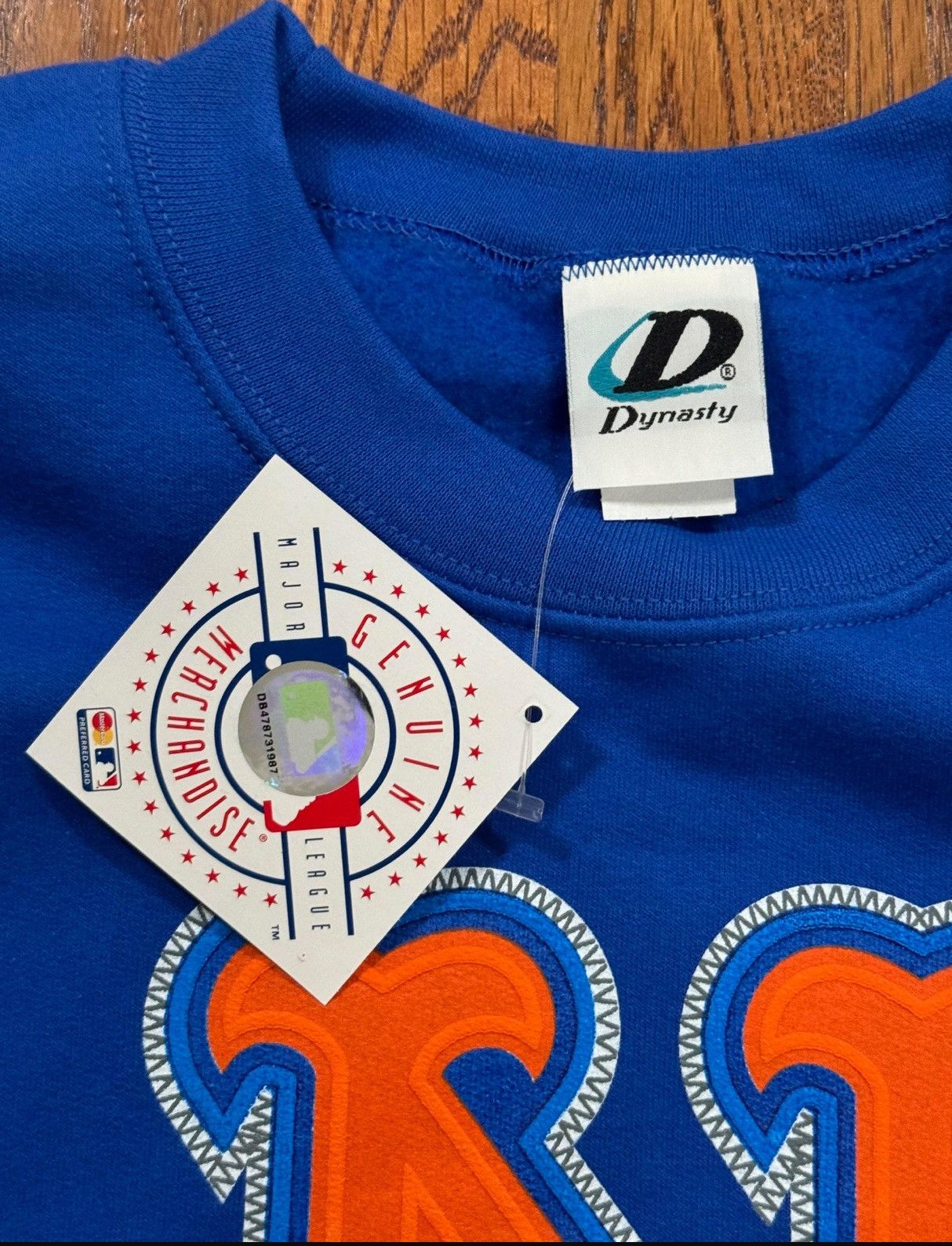 Vintage Dynasty New York Mets Crewneck Sweatshirt (Size L) NWT Size US L / EU 52-54 / 3 - 3 Thumbnail