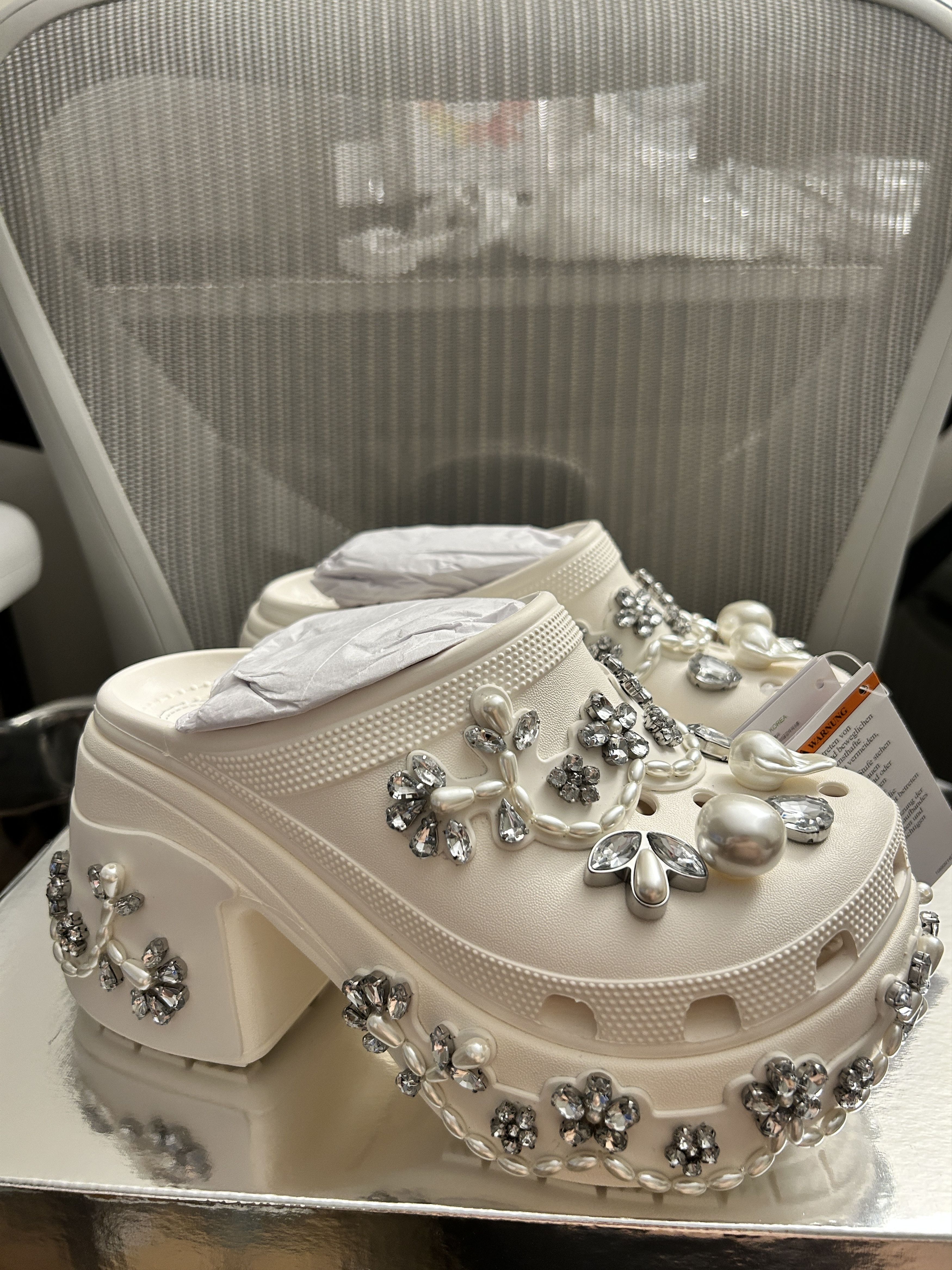 Simone Rocha Crocs Women's Siren (Chalk)