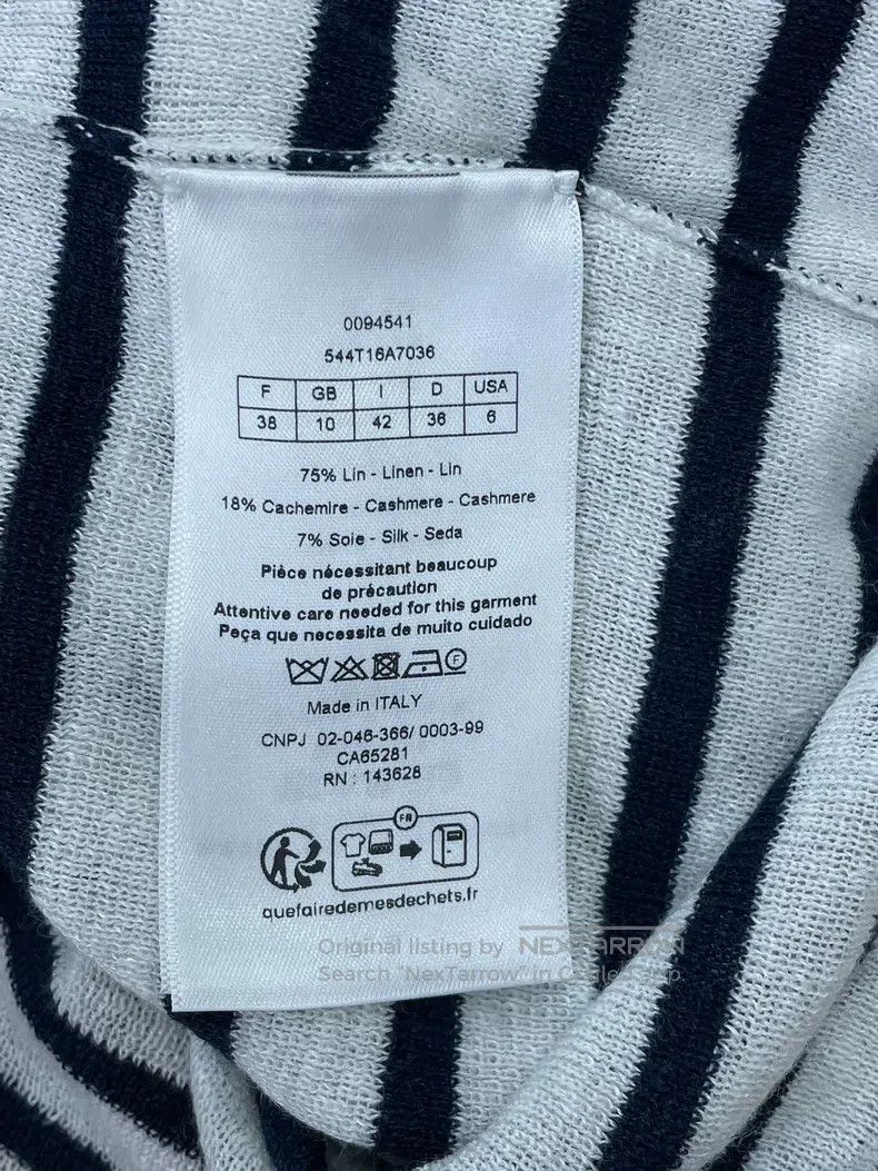 Dior Dior 25 new black and white striped lucky star vest Size XS / US 0-2 / IT 36-38 - 5 Thumbnail