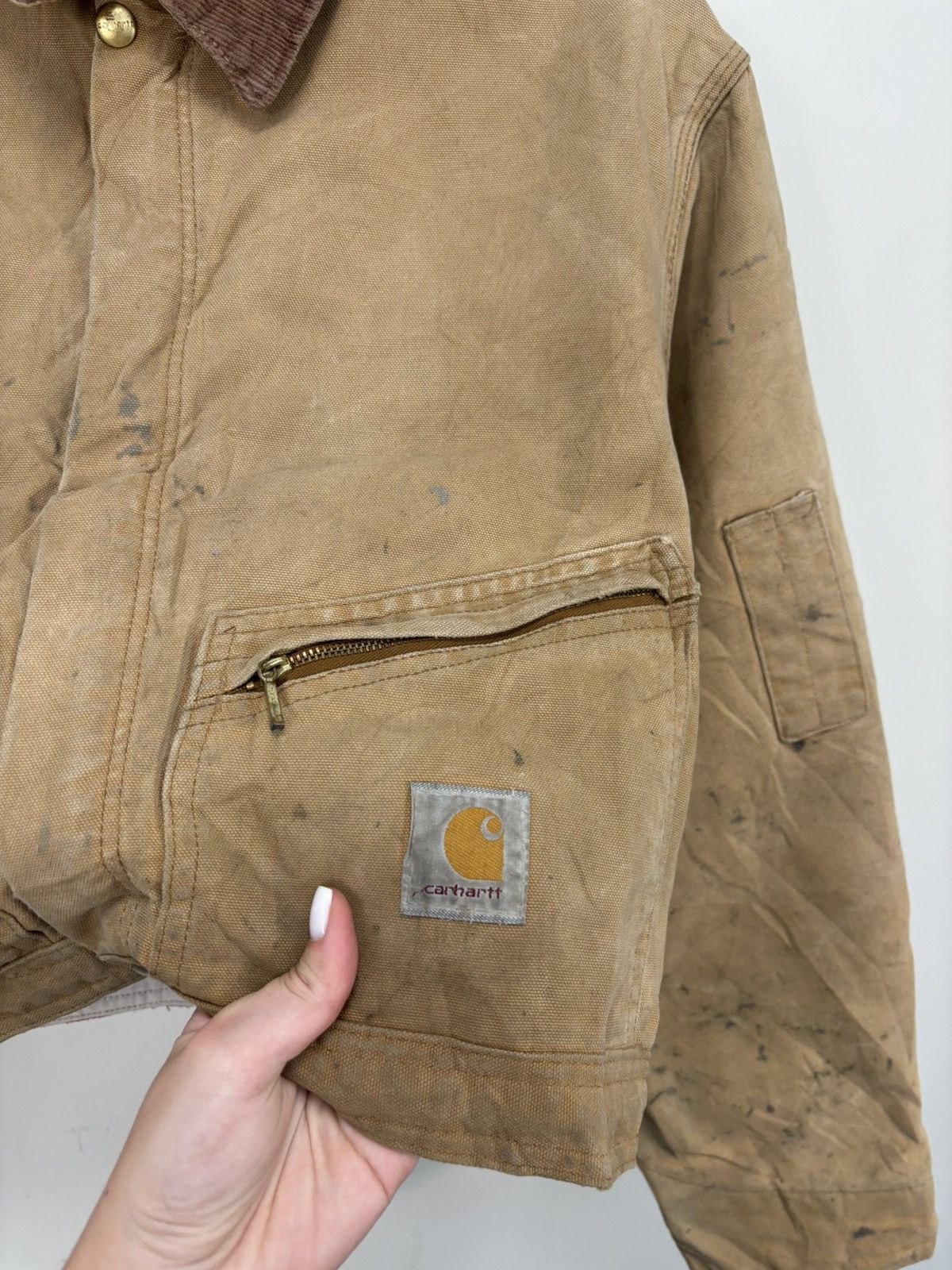 Carhartt Vintage 90s Carhartt Made In USA Hype Boxy Cropped Jacket Size US M / EU 48-50 / 2 - 6 Thumbnail