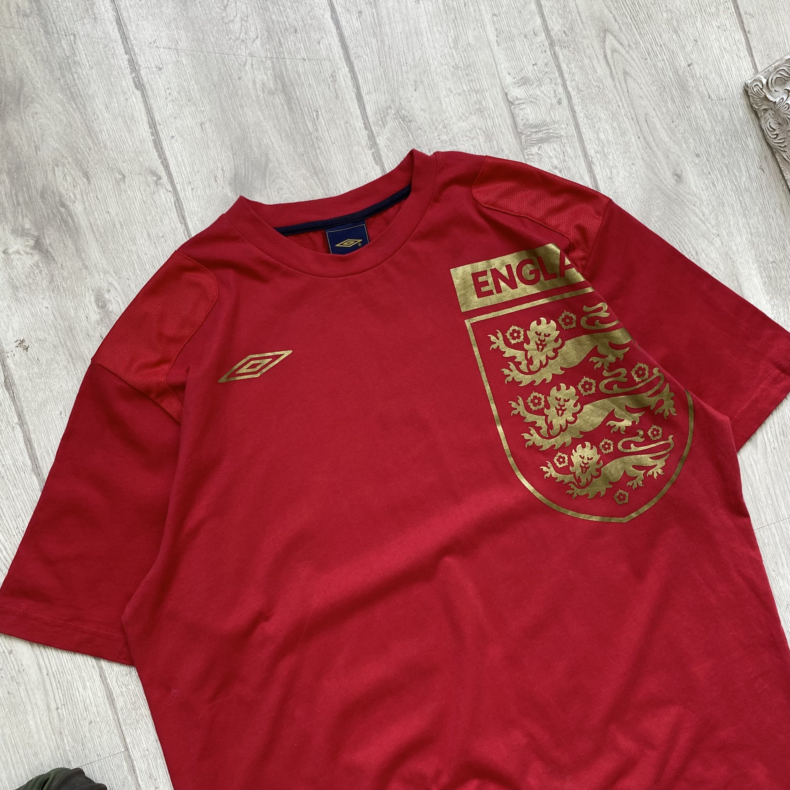 Umbro 🏴󠁧󠁢󠁥󠁮󠁧󠁿 Vintage Umbro England Soccer heavy tee logo Size US XL / EU 56 / 4 - 2 Thumbnail