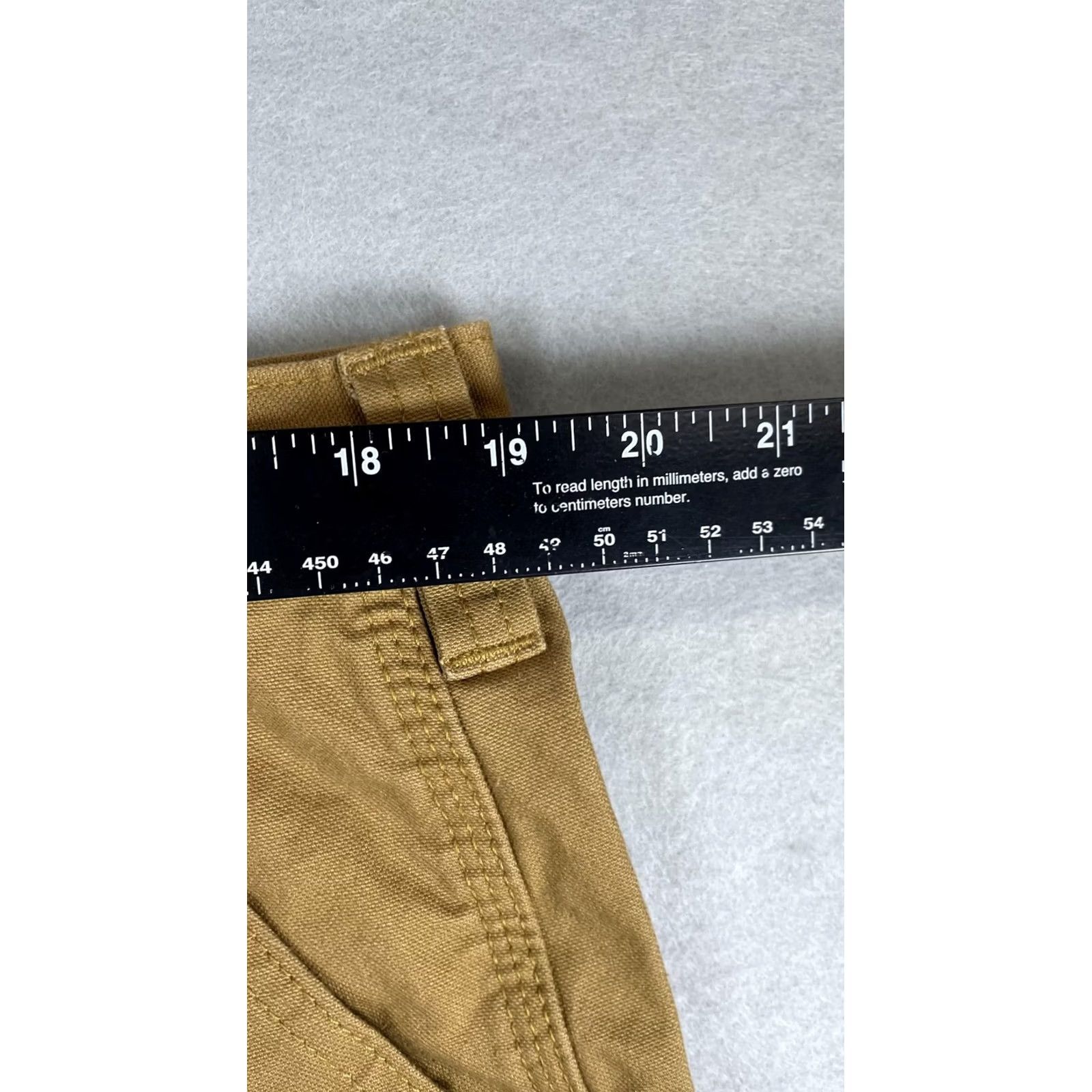 Vintage Brahma Carpenter Pants Mens 36x30 Brown Relaxed Fit Canvas Workwear Pockets Size US 36 / EU 52 - 6 Thumbnail